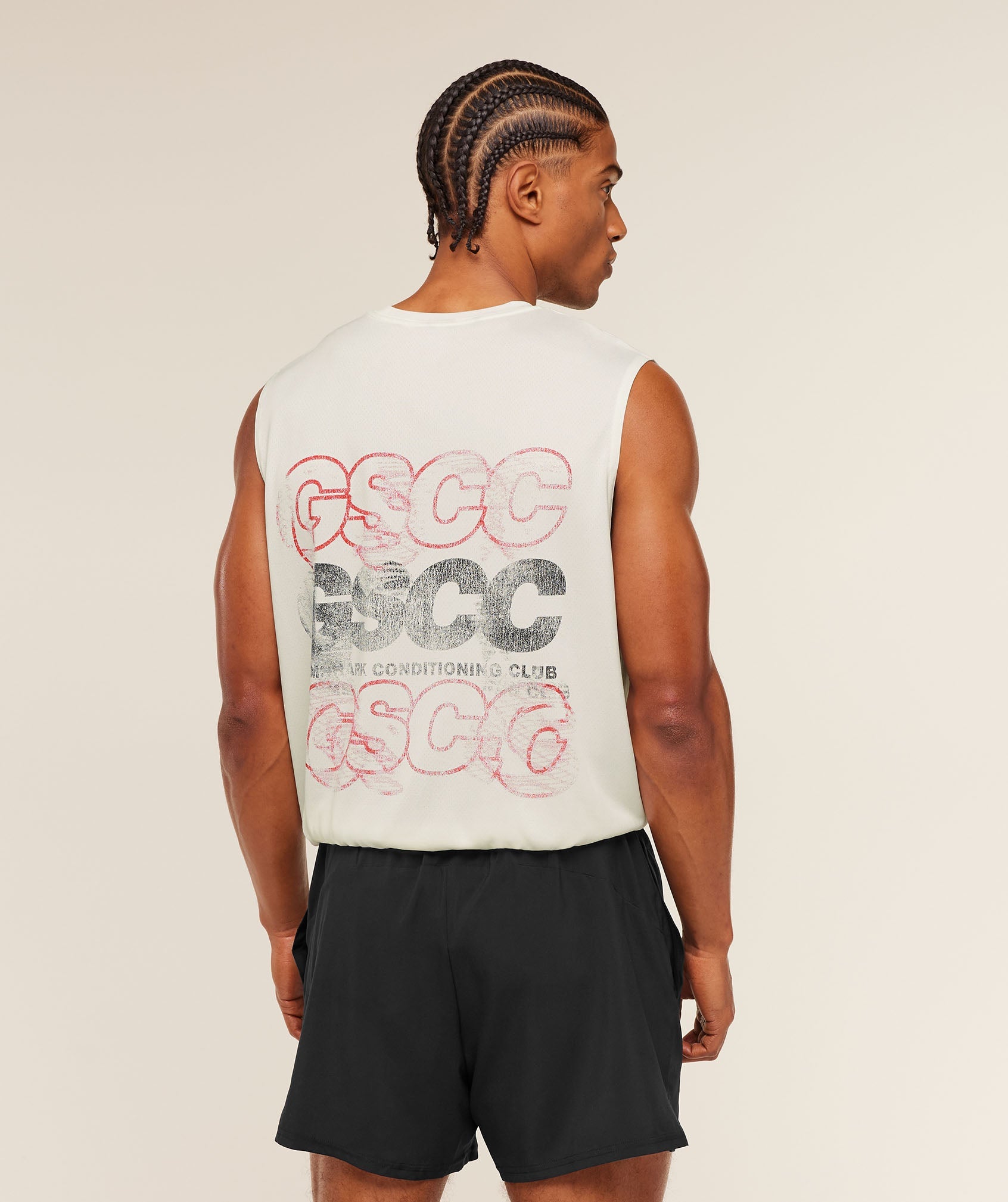 Gymshark GSCC Graphic Tank 'Soft White'