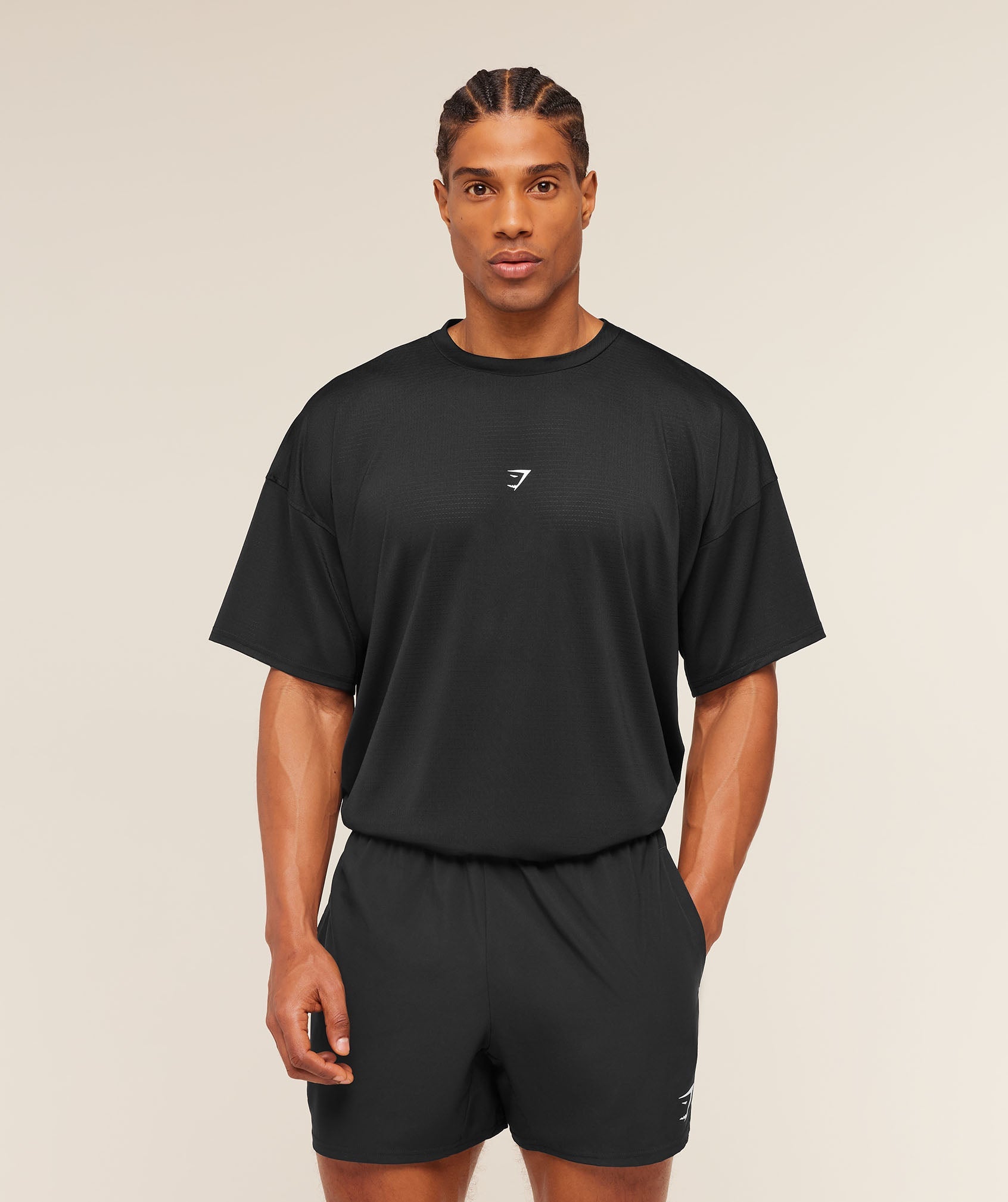 Gymshark GSRC Stencil Graphic T-Shirt 'Black'