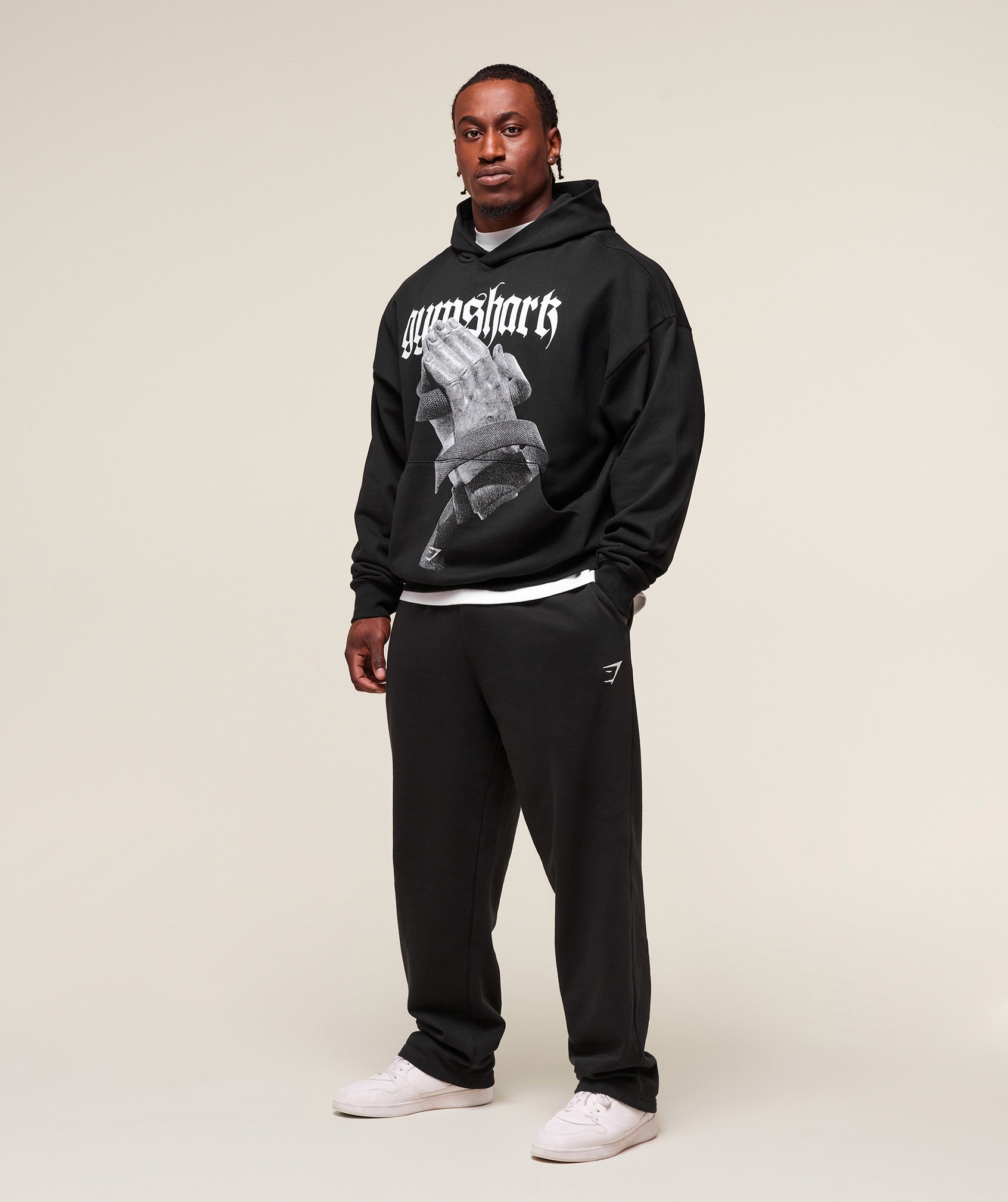 Gymshark Prayer Hands Hoodie 'Black'
