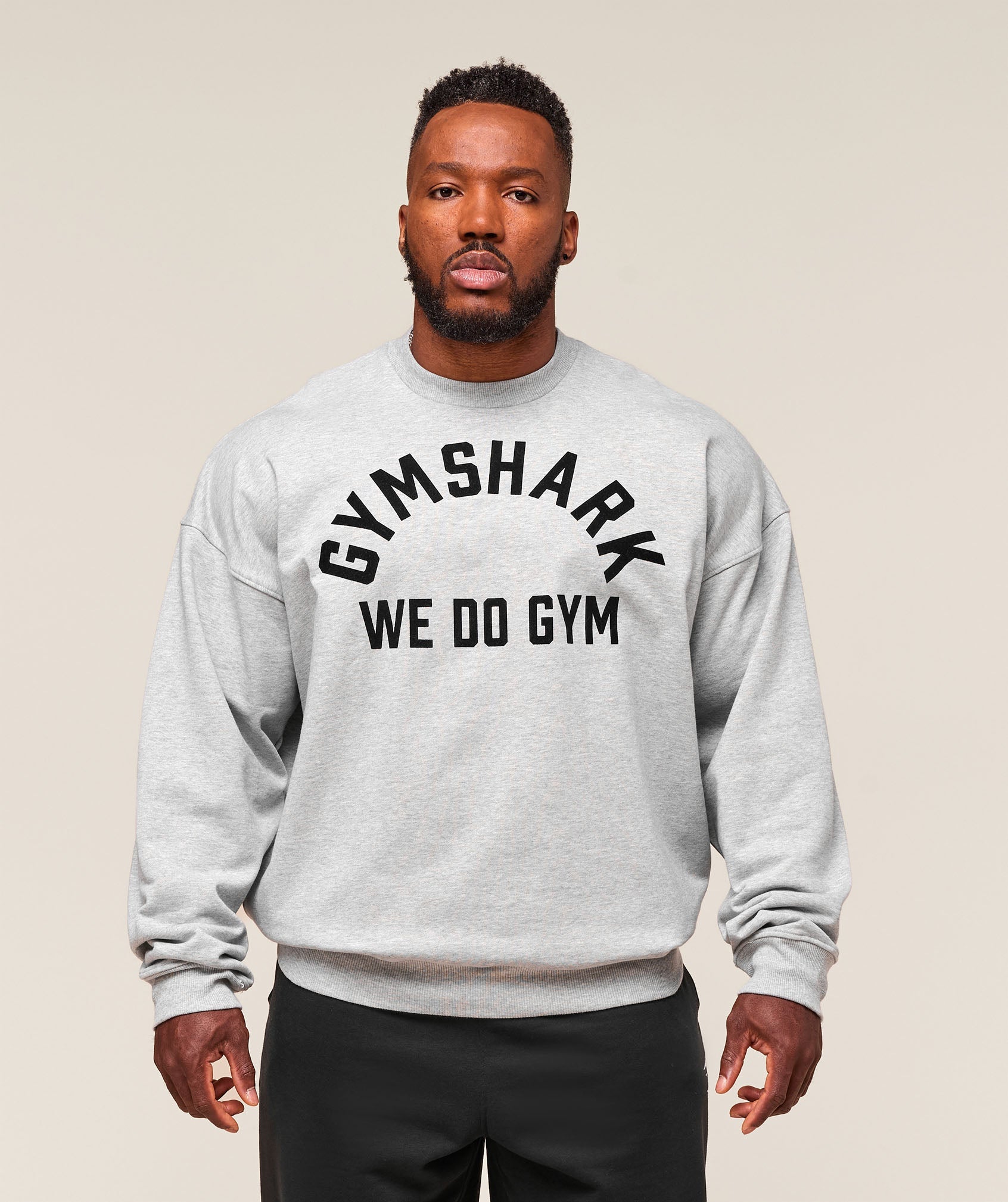 Gymshark We Do Gym Crew 'Light Grey Core Marl'