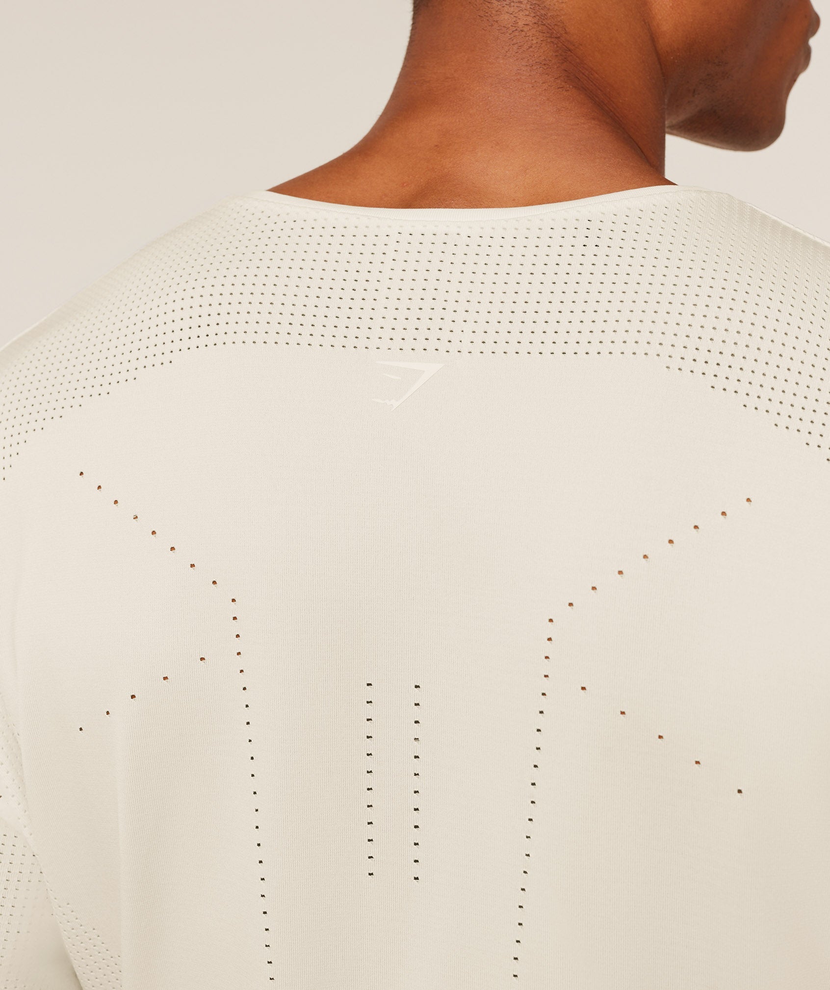 Gymshark Distance Seamless T-Shirt 'Soft White Soft White'