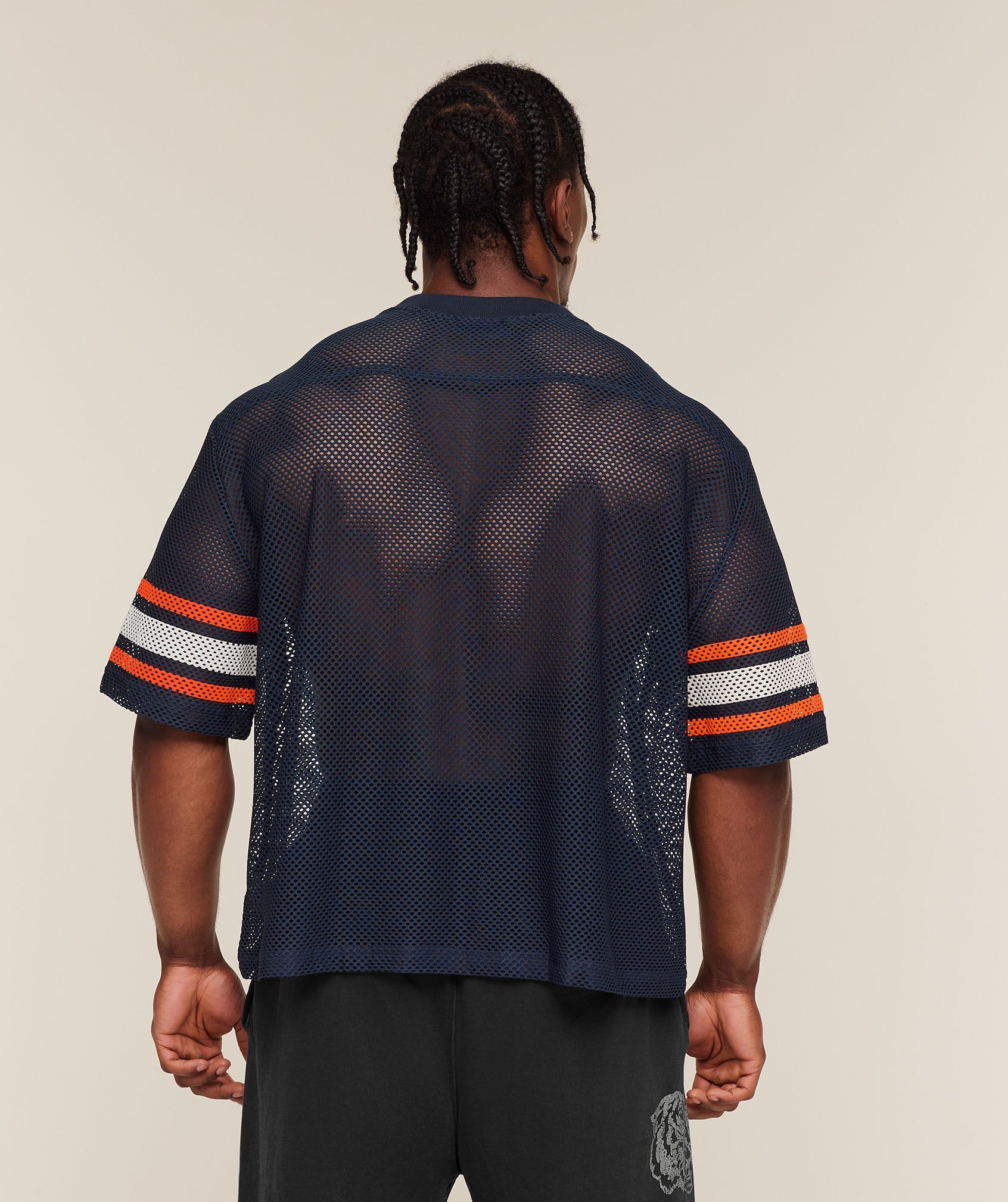 Gymshark Collective Mesh Contrast Jersey 'Heavy Blue'