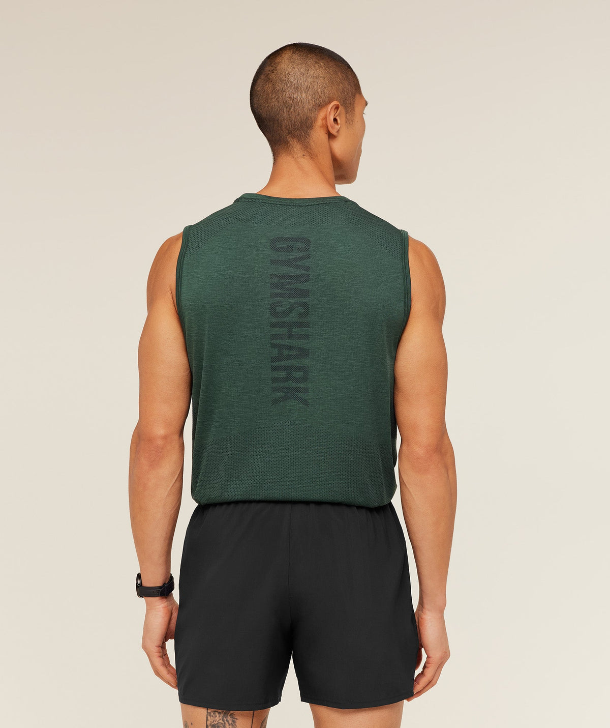 Gymshark Lightweight Seamless Tank 'GS Victory Green Marl'