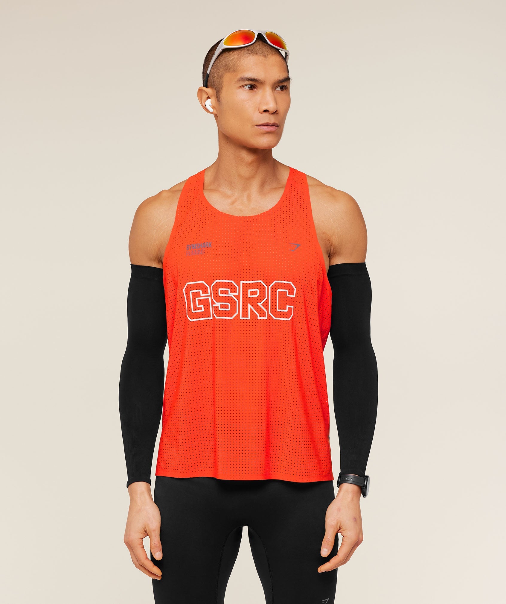 Gymshark Running Elite Race Vest 'Electric Orange'