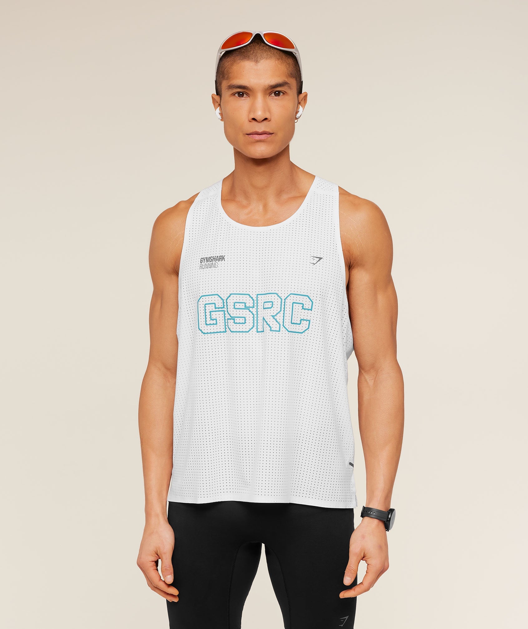 Gymshark Running Elite Race Vest 'White'