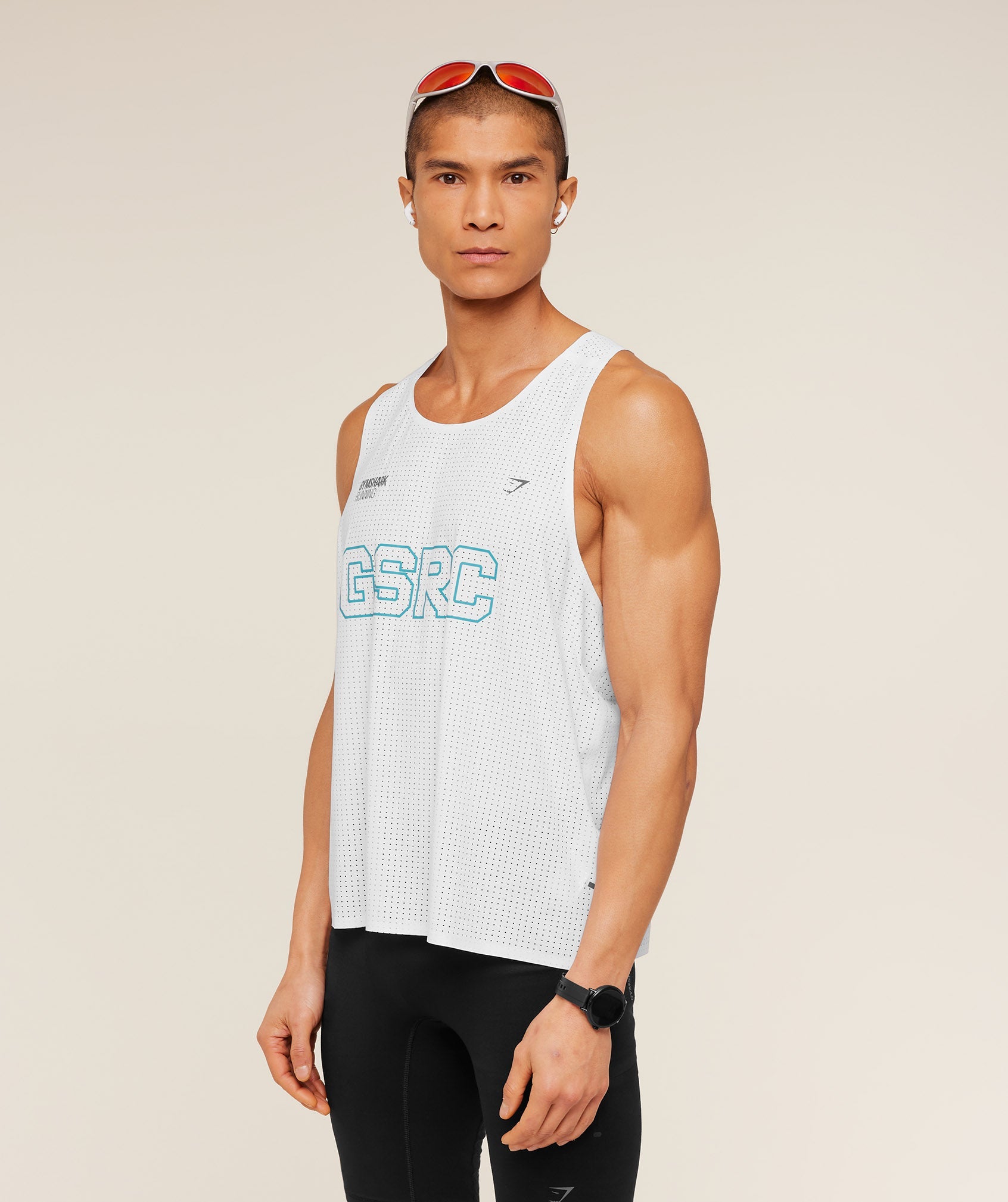 Gymshark Running Elite Race Vest 'White'