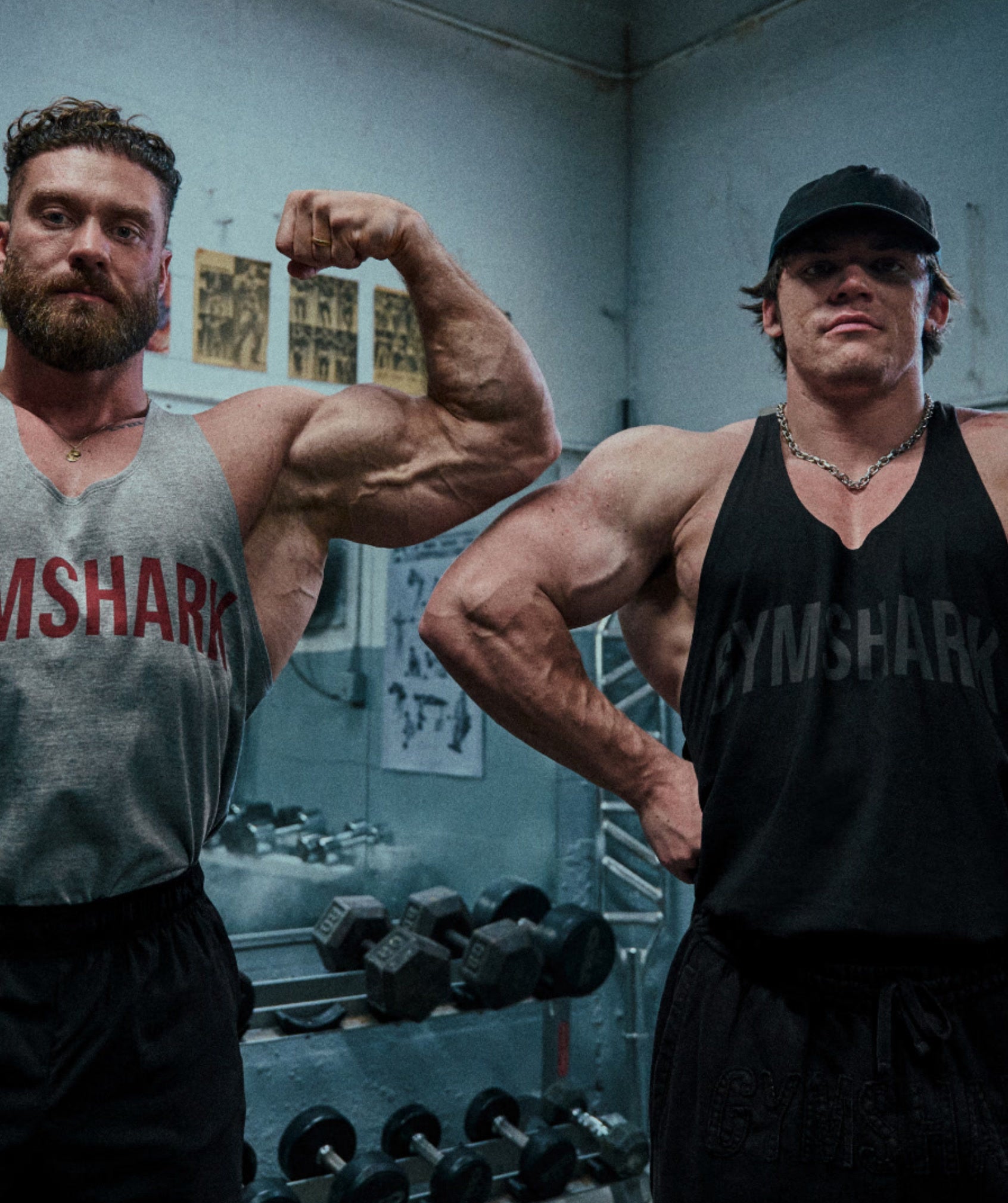 Gymshark Power Stringer 'Charcoal Core Marl'