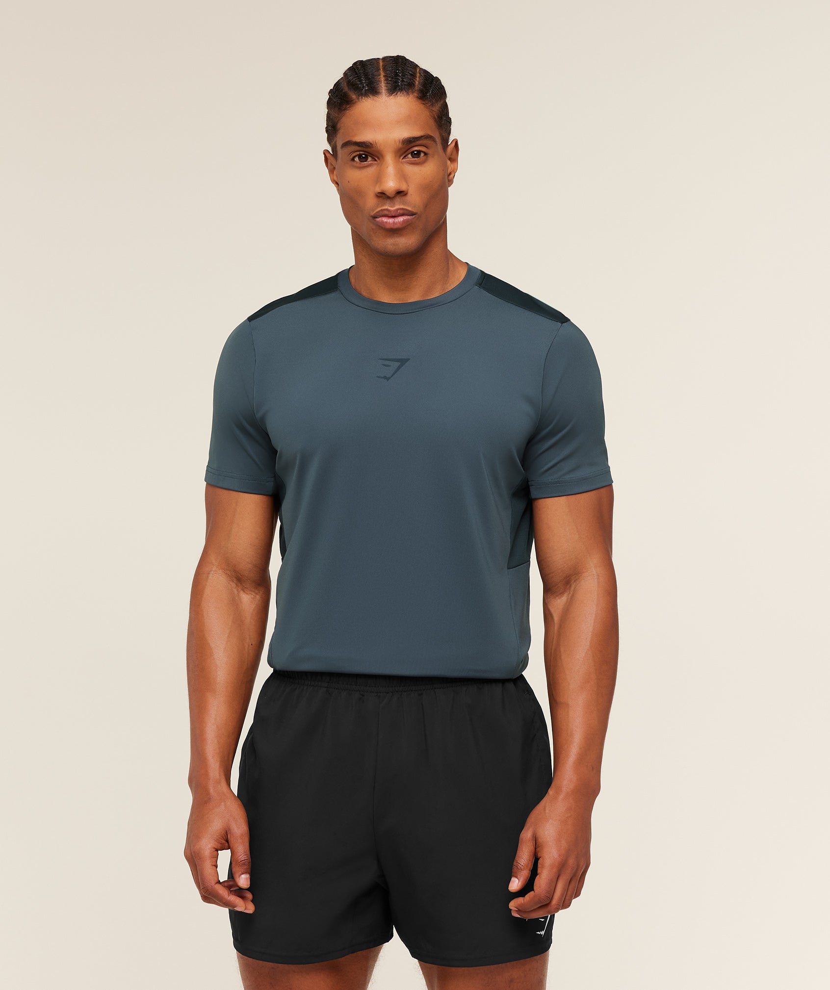 Gymshark Sport T-Shirt 'Stealth Blue Deep Petrol Blue'