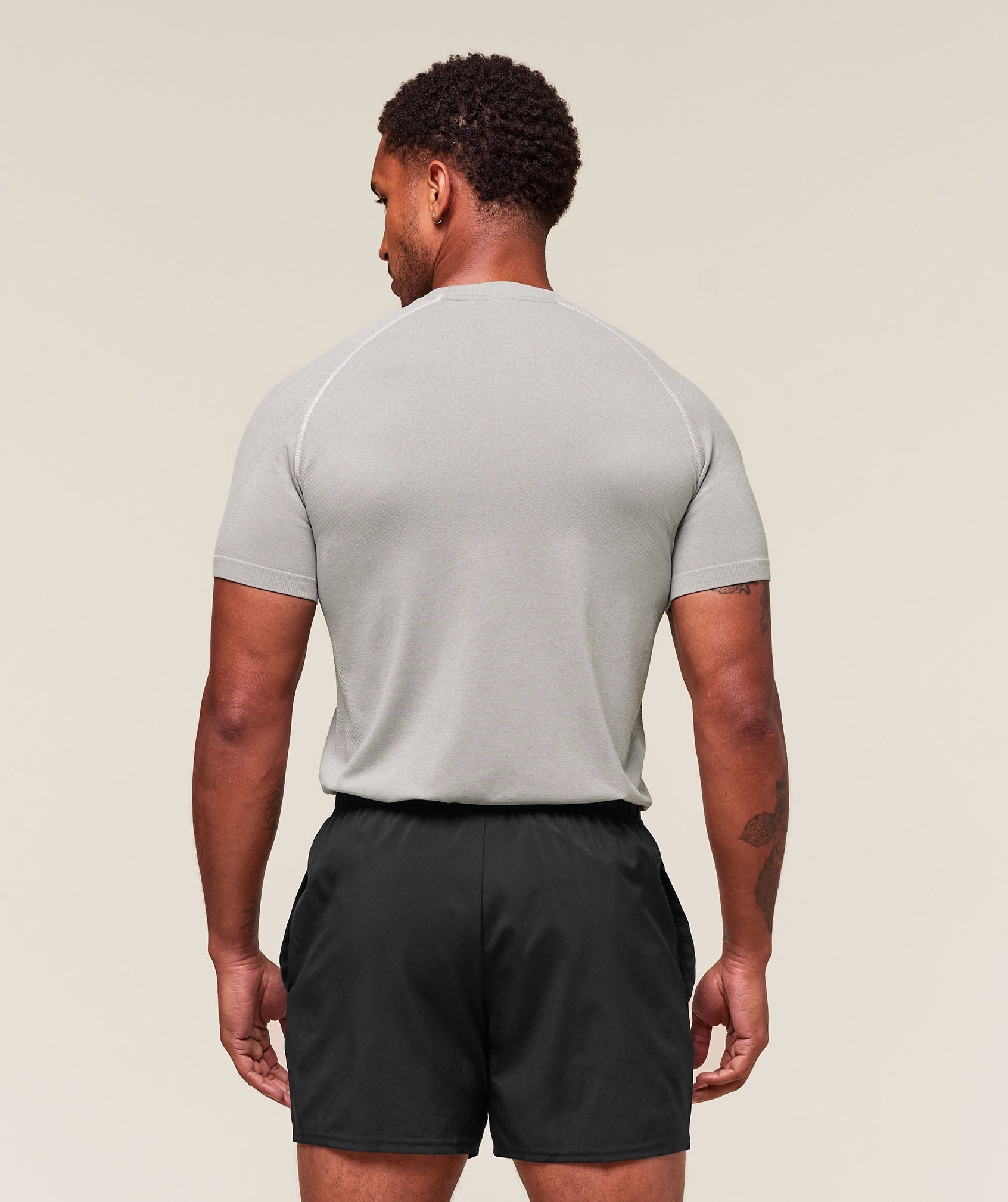 Gymshark Vital Seamless T-Shirt 'Light Grey Smokey Grey'