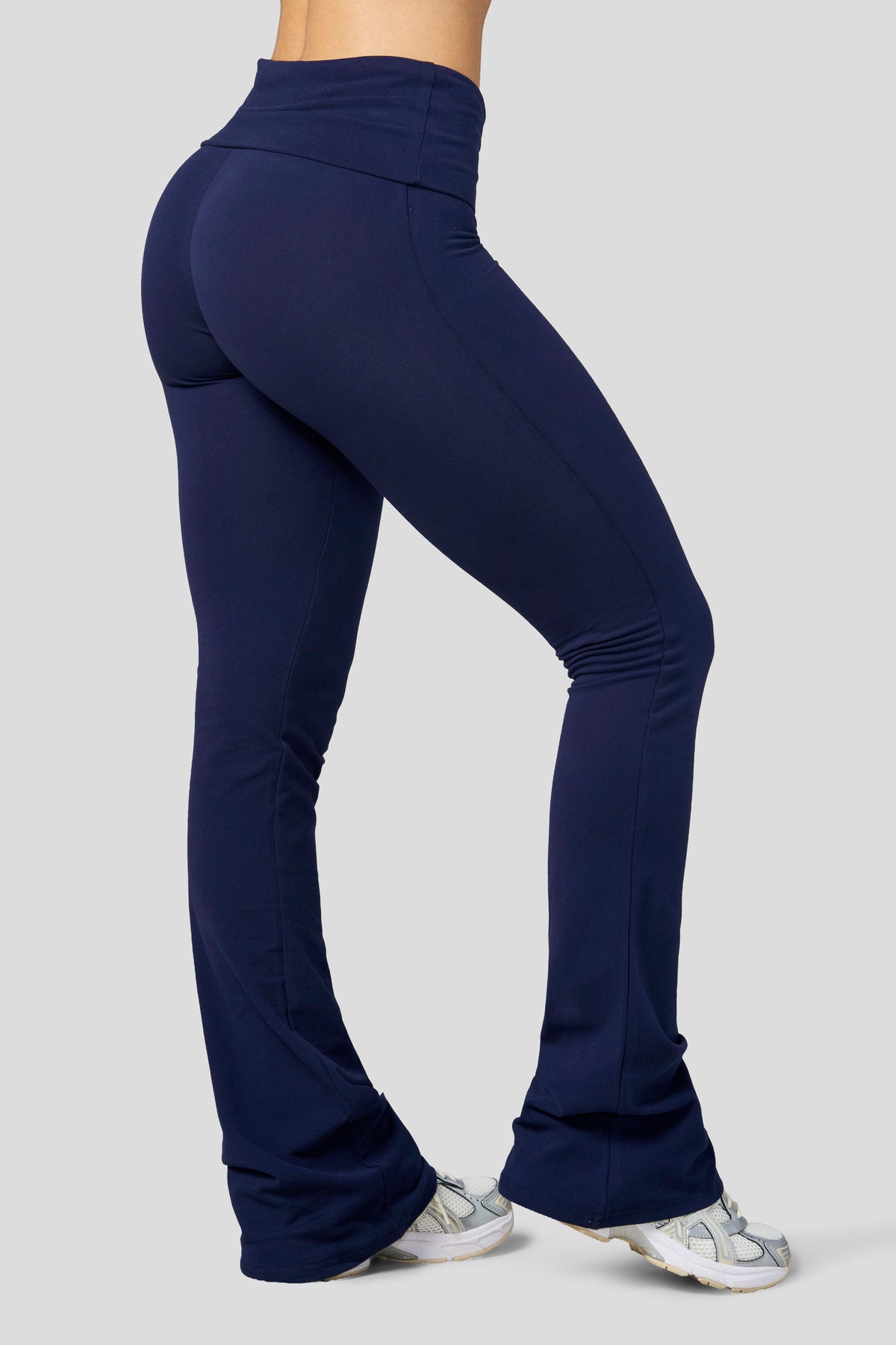 YoungLA W2305 - Studio Edit Foldover Flares - REG 'Navy'