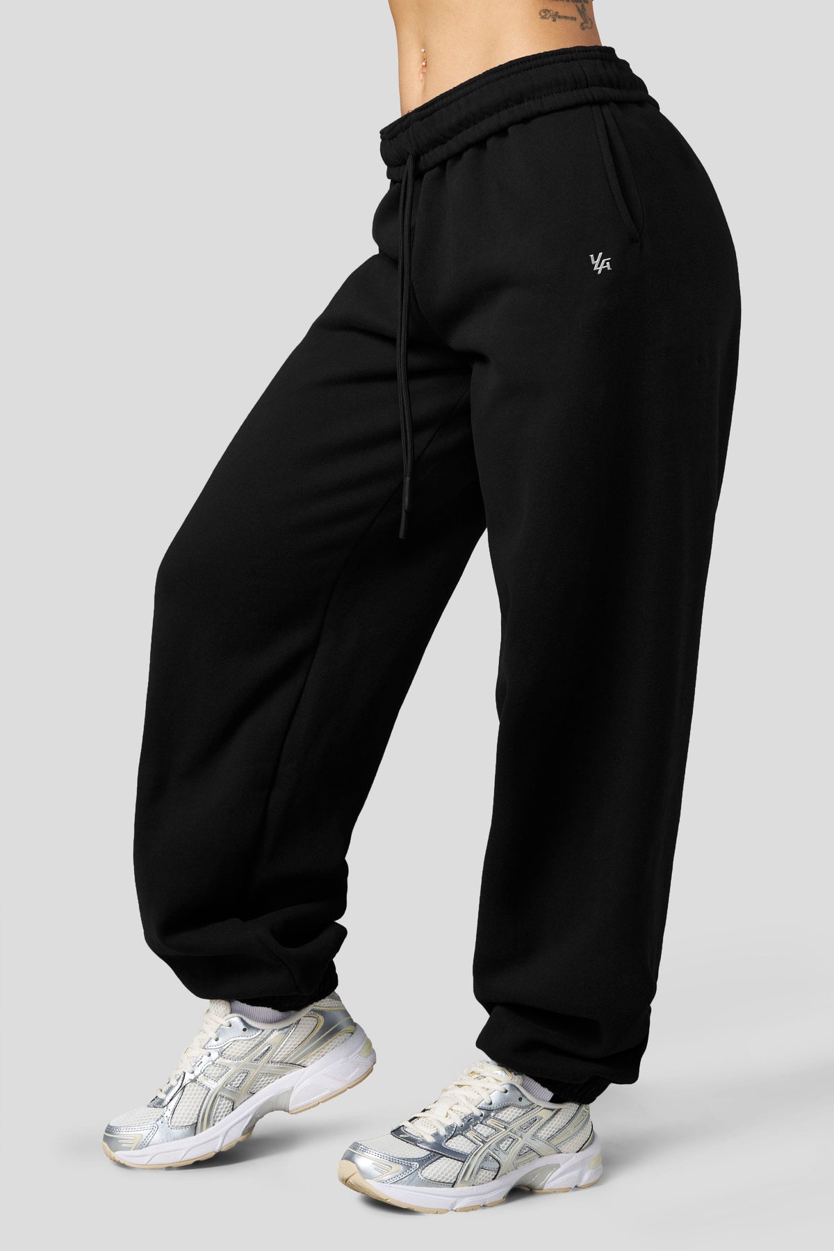 YoungLA W2218 - Studio Edit Cuff Joggers 'Jet Black'