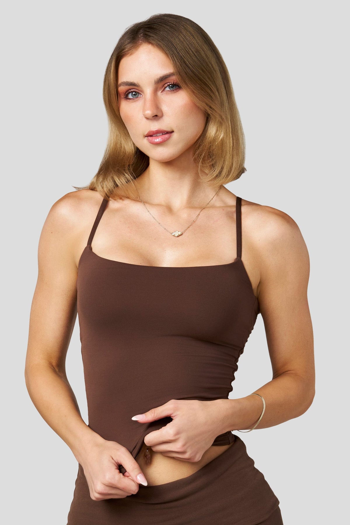 YoungLA W4280 - Studio Edit Cami 'Light Brown'