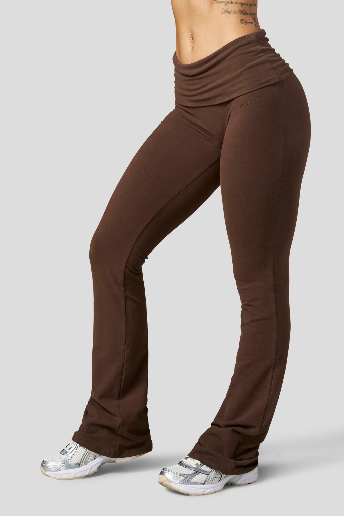 YoungLA W2305 - Studio Edit Foldover Flares - REG 'Light Brown'