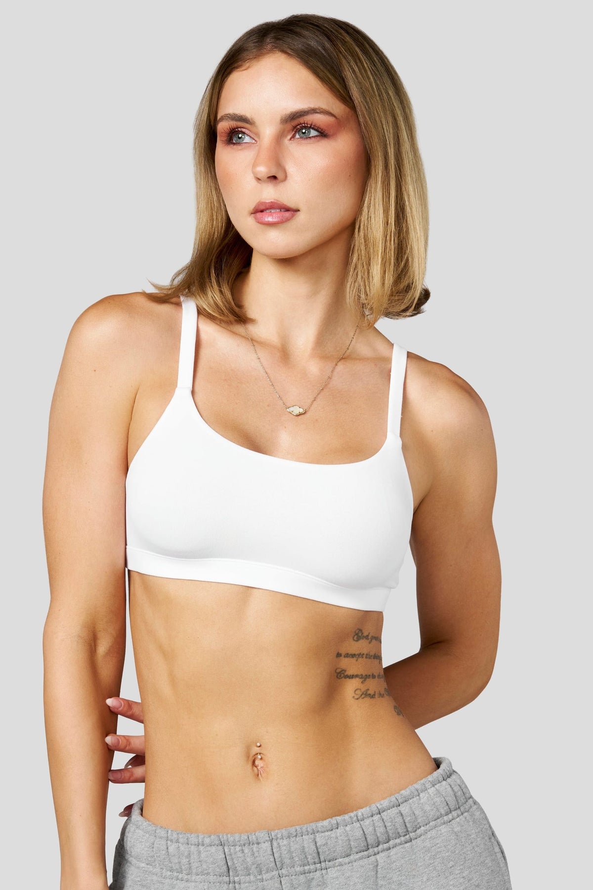 YoungLA W3167 - Studio Edit Bra 'Pure White'