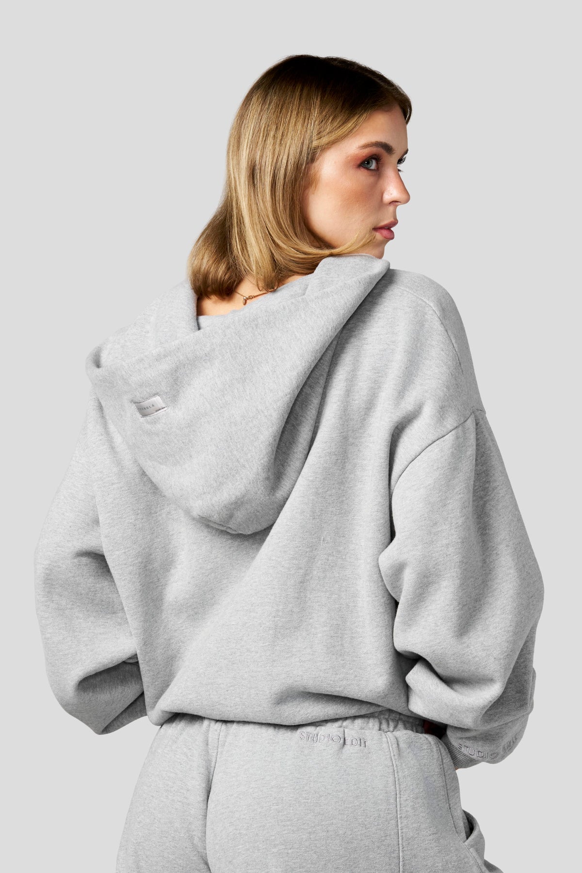 YoungLA W5210 - Studio Edit Zip Hoodie 'Dark Heather'