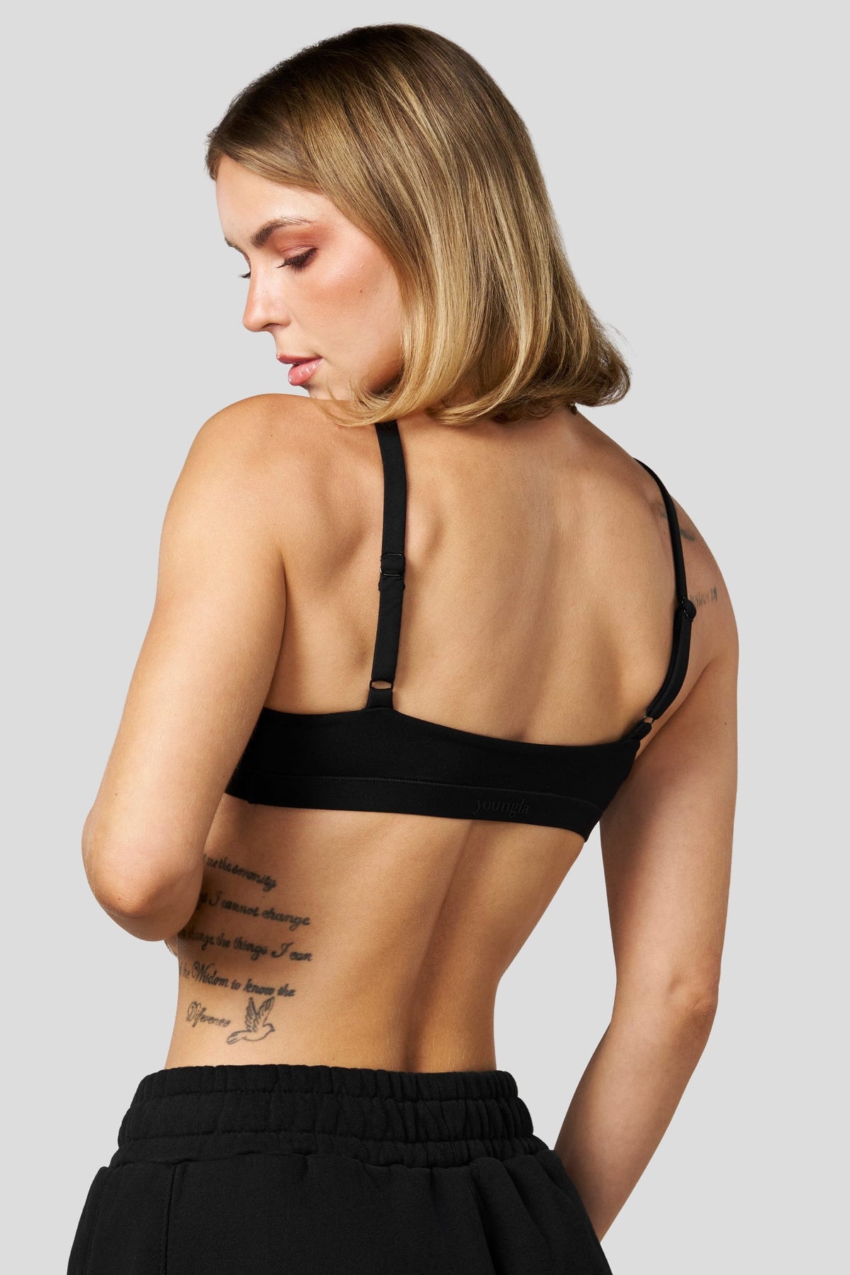 YoungLA W3167 - Studio Edit Bra 'Jet Black'