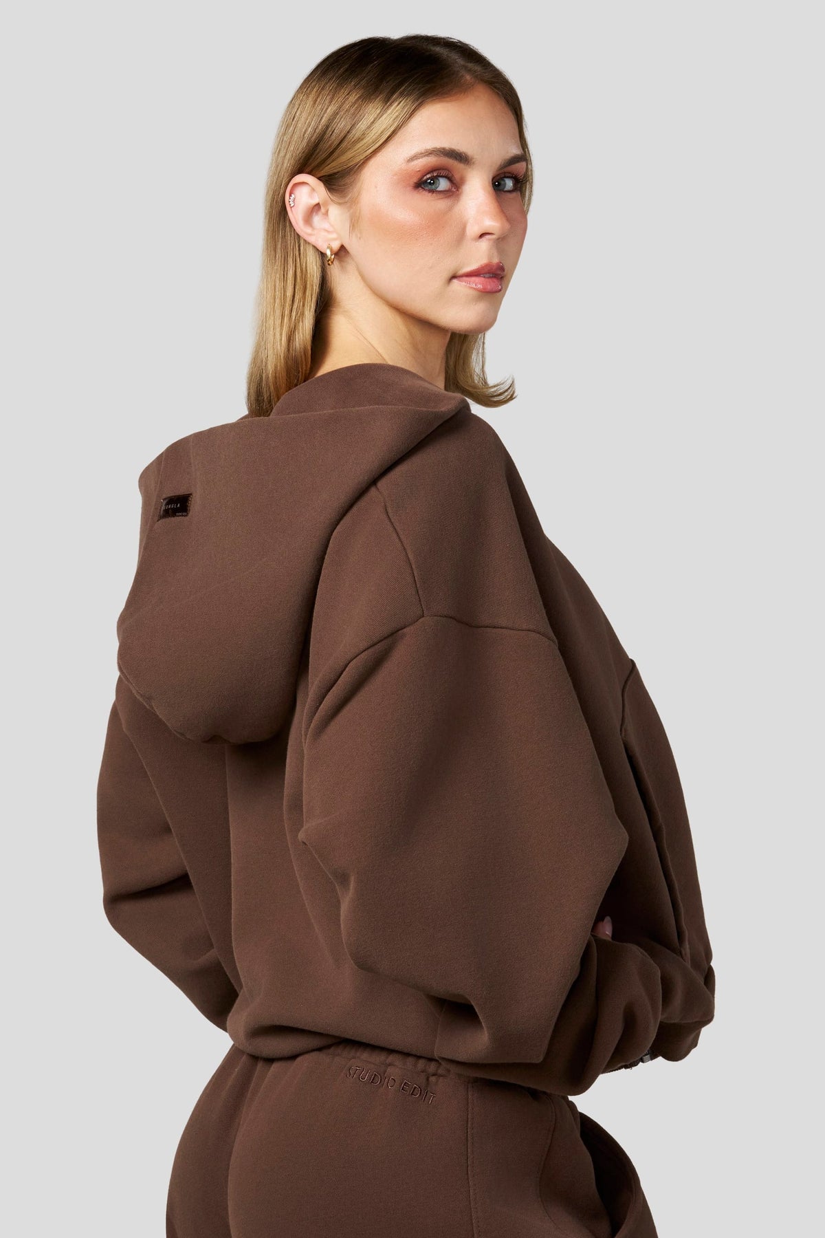 YoungLA W5210 - Studio Edit Zip Hoodie 'Light Brown'