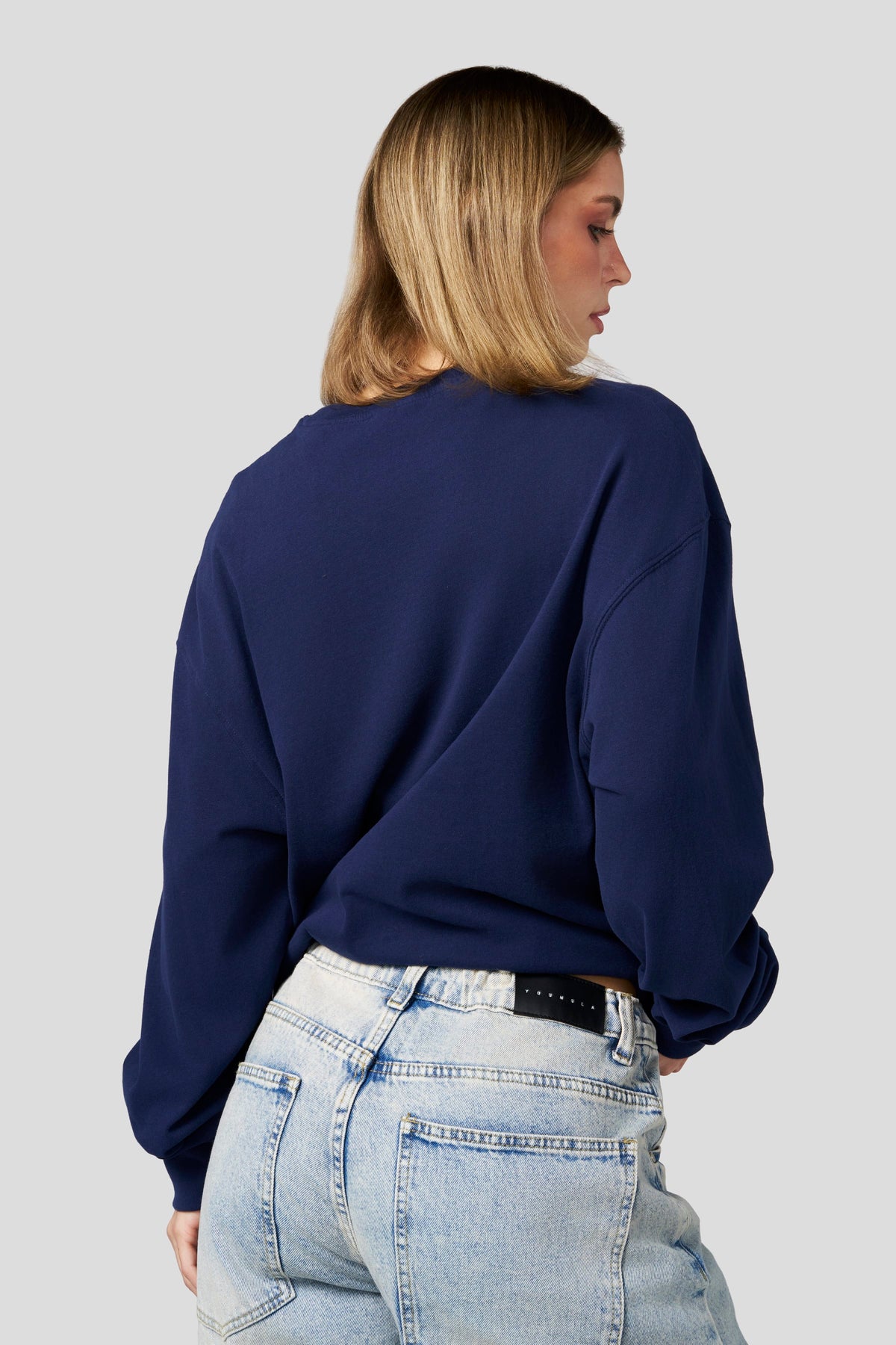 YoungLA W4328 - Studio Edit Long Sleeve Tee 'Navy'