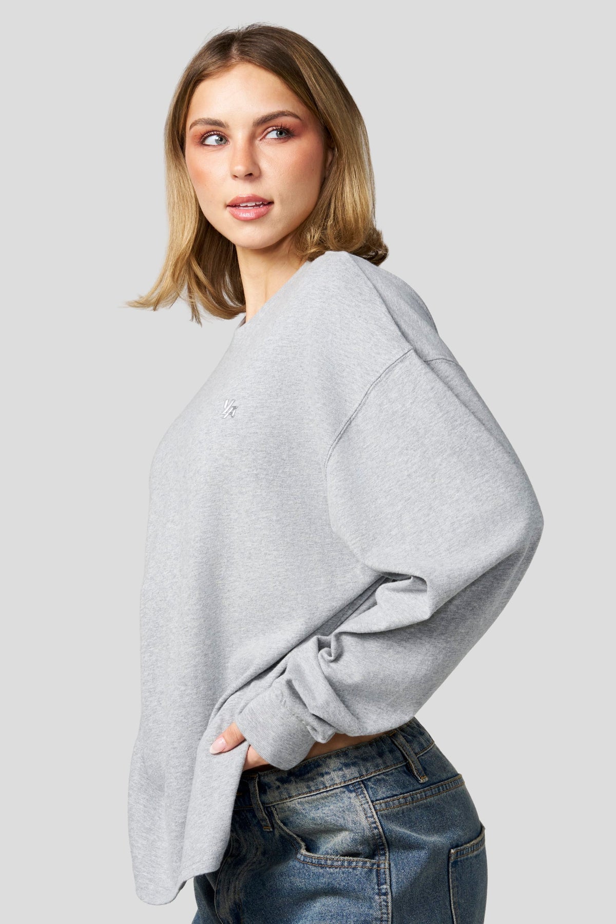 YoungLA W4328 - Studio Edit Long Sleeve Tee 'Dark Heather'