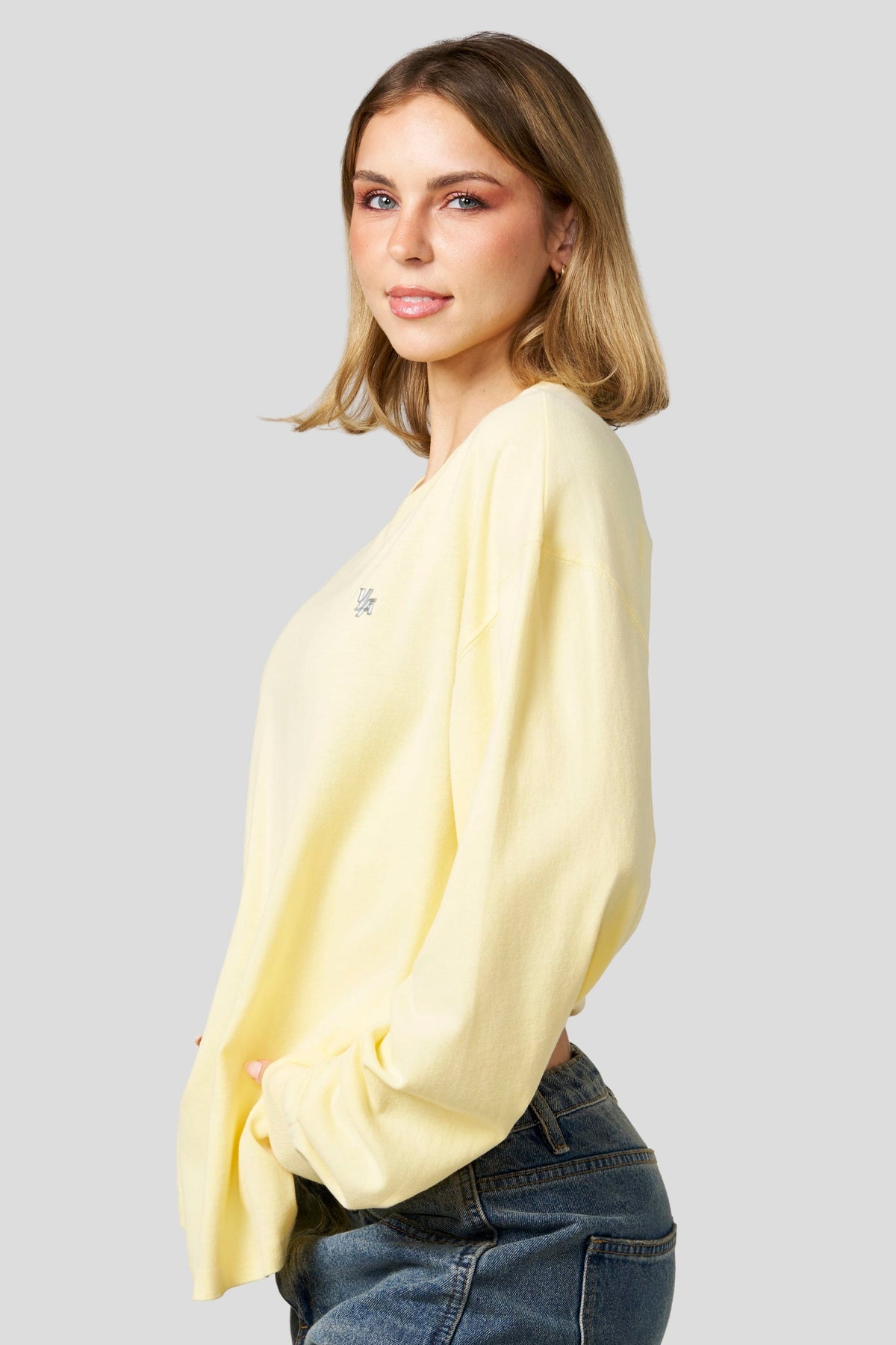 YoungLA W4328 - Studio Edit Long Sleeve Tee 'Yellow'