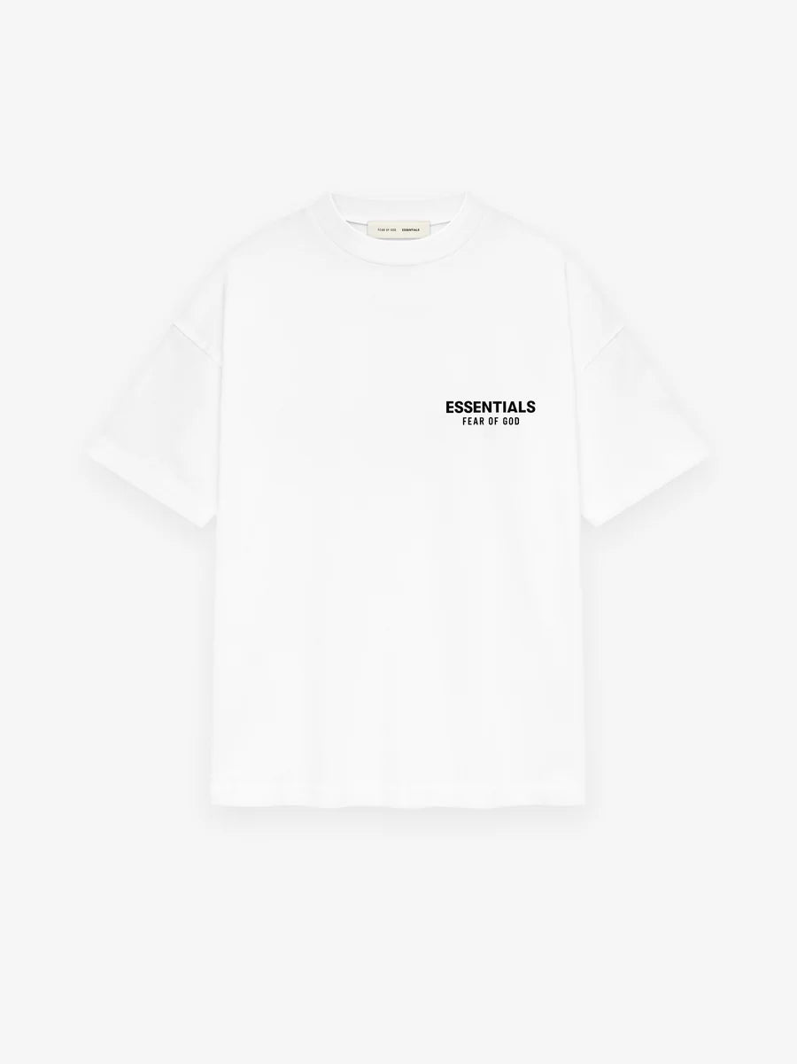 Fear of God Essentials Classic Short Sleeve Tee Bright White