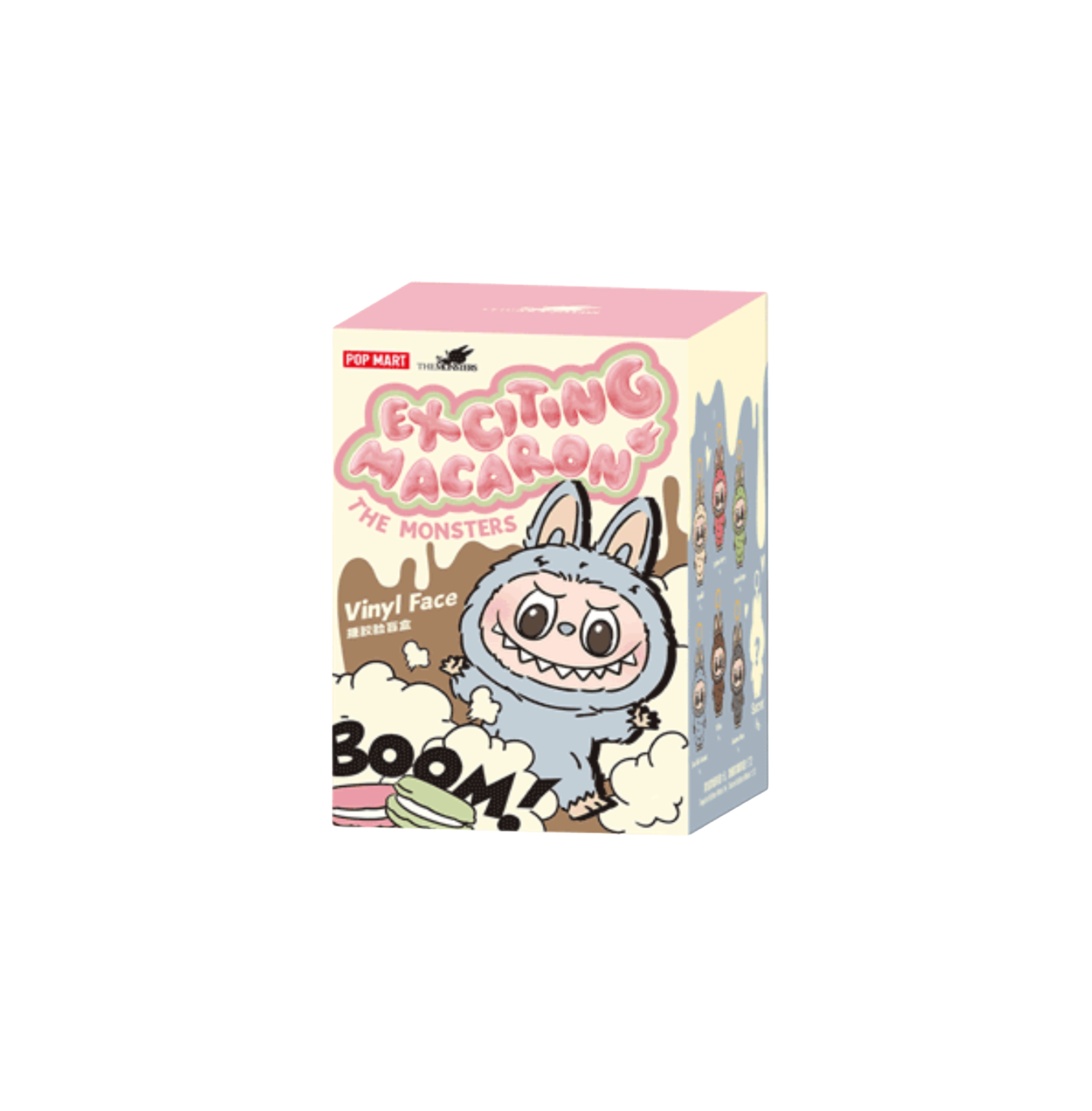 Pop Mart Labubu The Monsters Tasty Macarons Vinyl Face Sealed Case (Pack of 1)