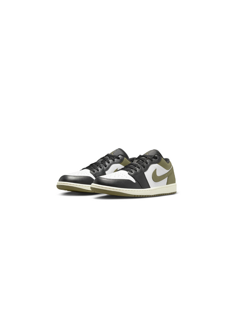 Air Jordan 1 Low 'Black Toe Medium Olive'