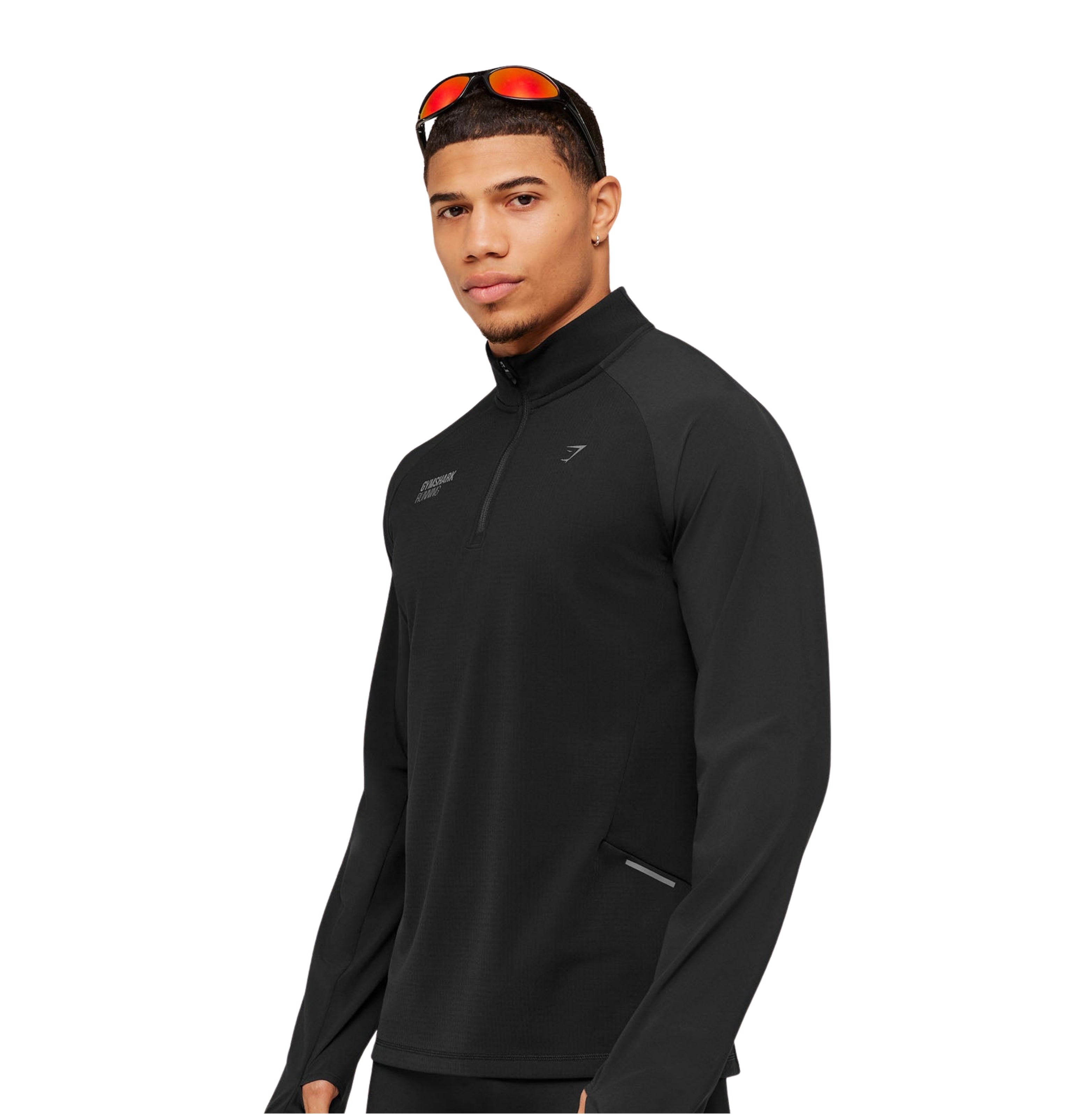 Gymshark Running Elite 1/4 Zip 'Black'