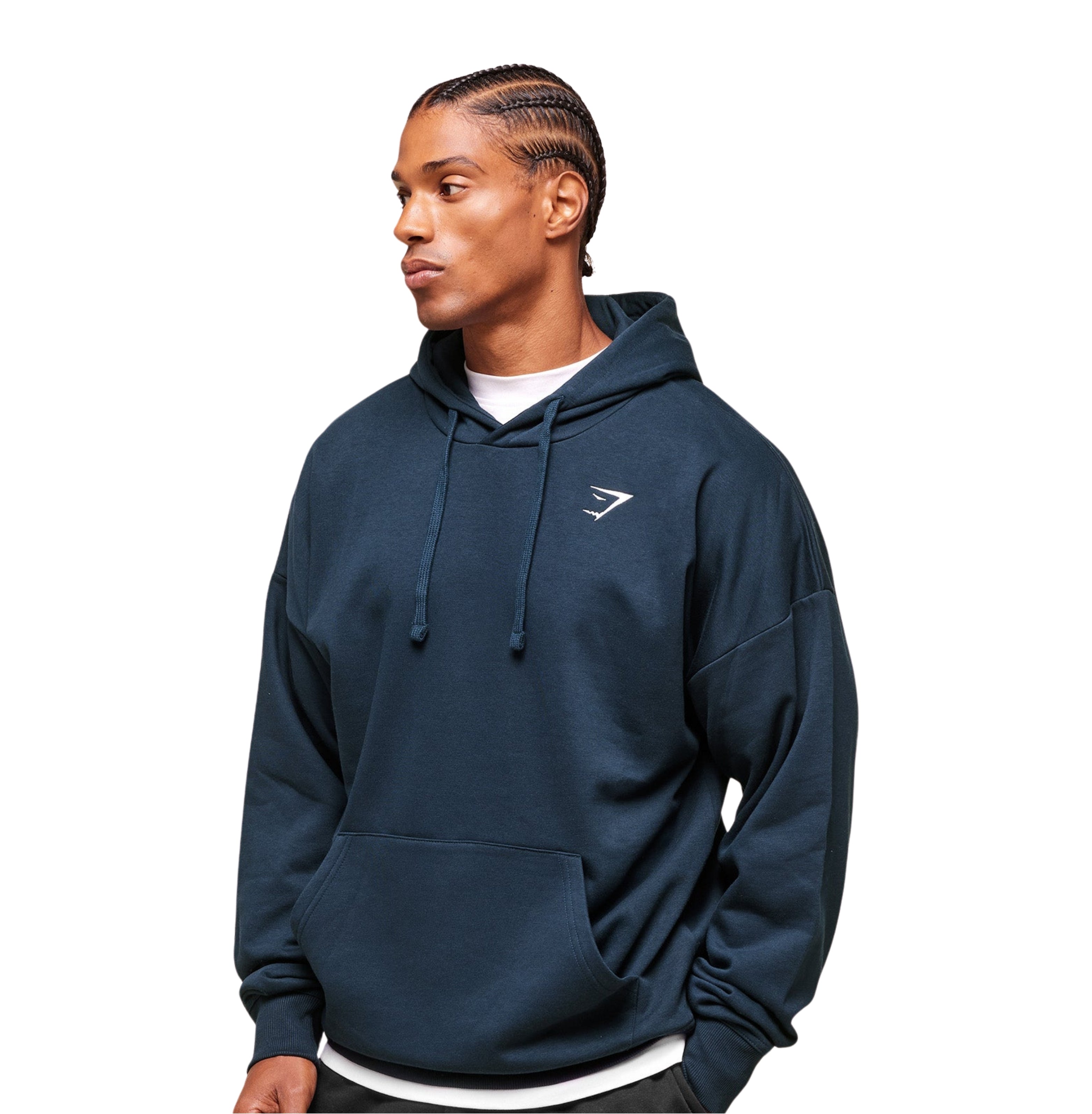 Gymshark Crest Oversized Hoodie 'Navy'