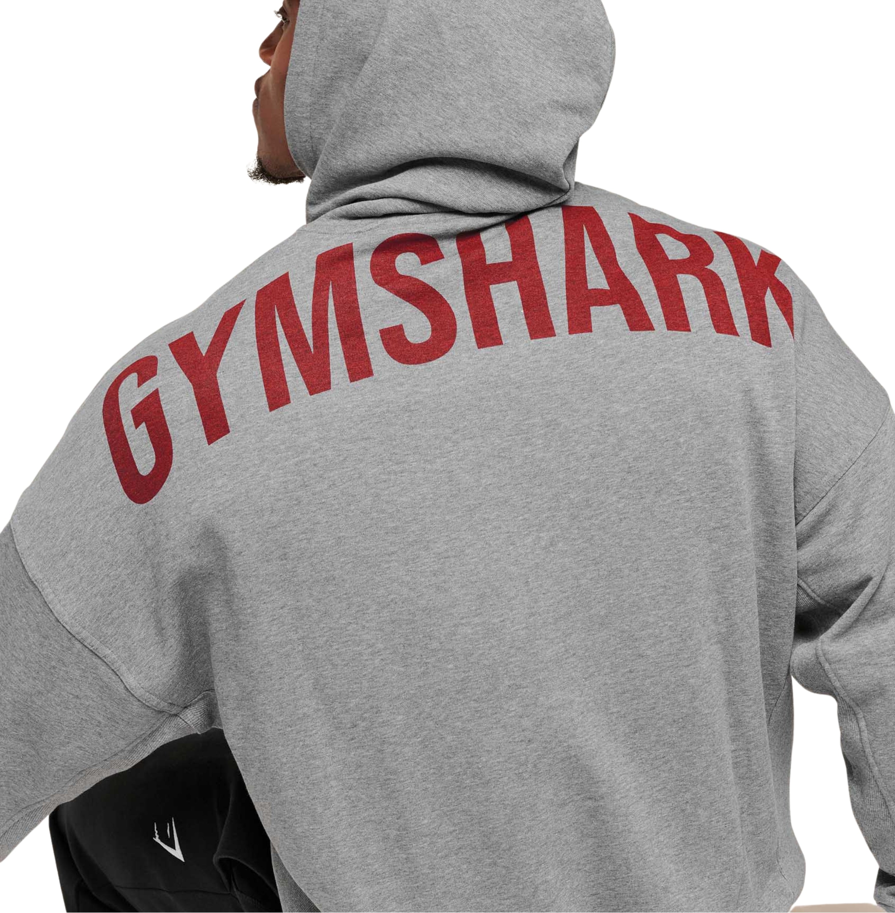 Gymshark Power Oversized Hoodie 'Charcoal Core Marl'