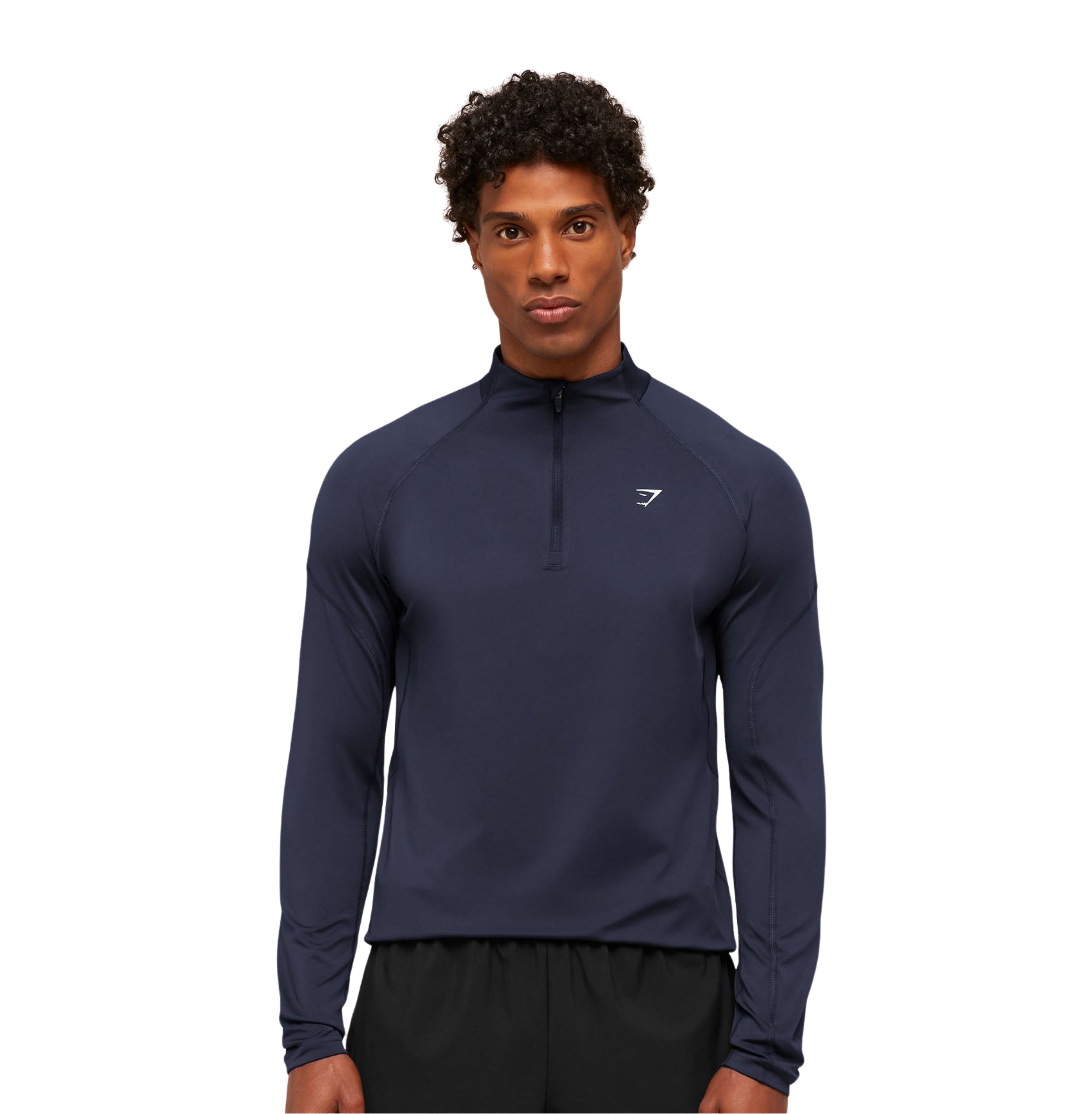 Gymshark Performance 1/4 Zip 'Heavy Blue'