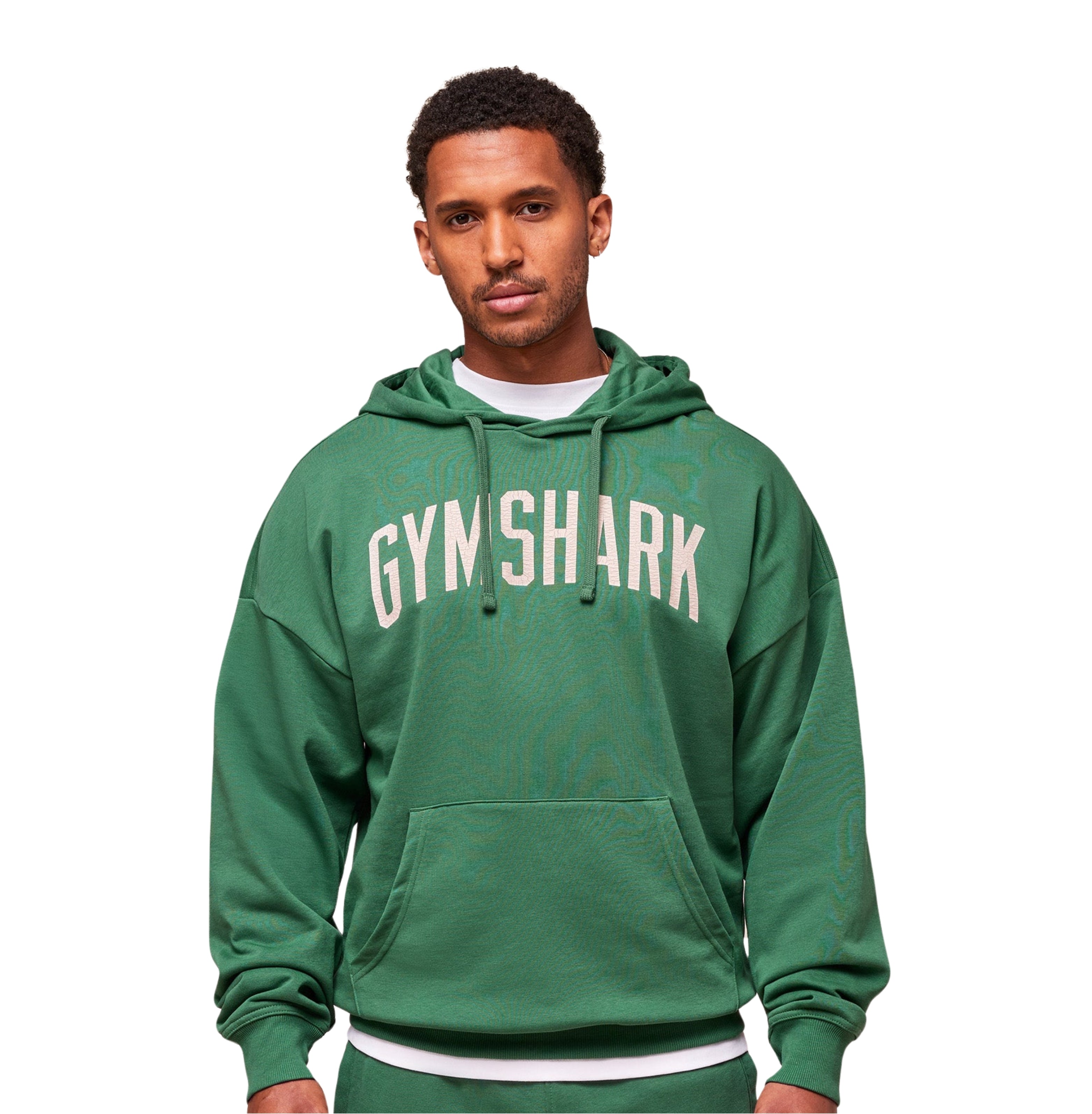 Gymshark Worn Graphic Hoodie 'Lift Green'