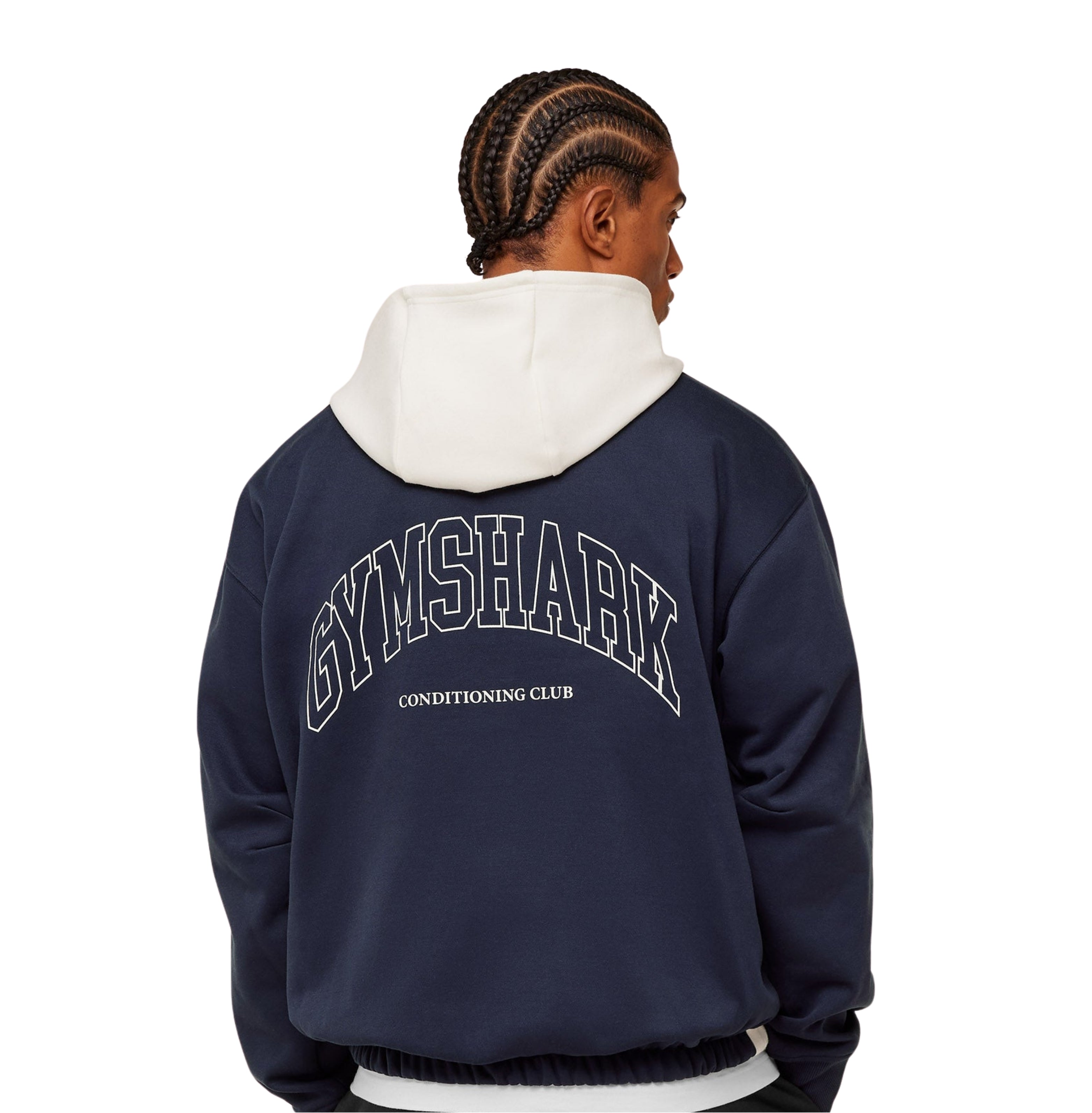 Gymshark Collegiate Tech Hoodie 'Heavy Blue'