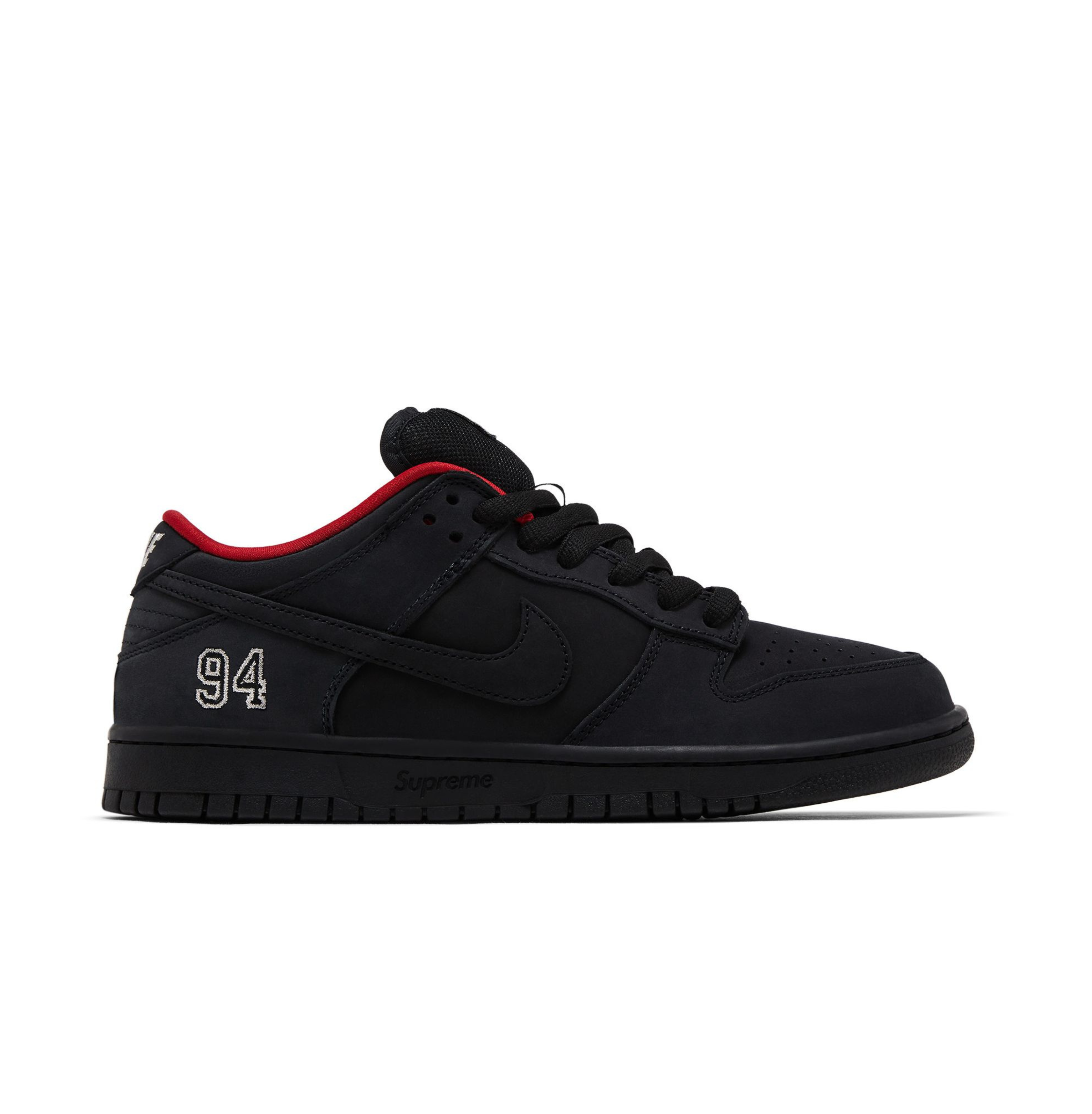 Nike SB Dunk Low x Supreme 94 'Black'