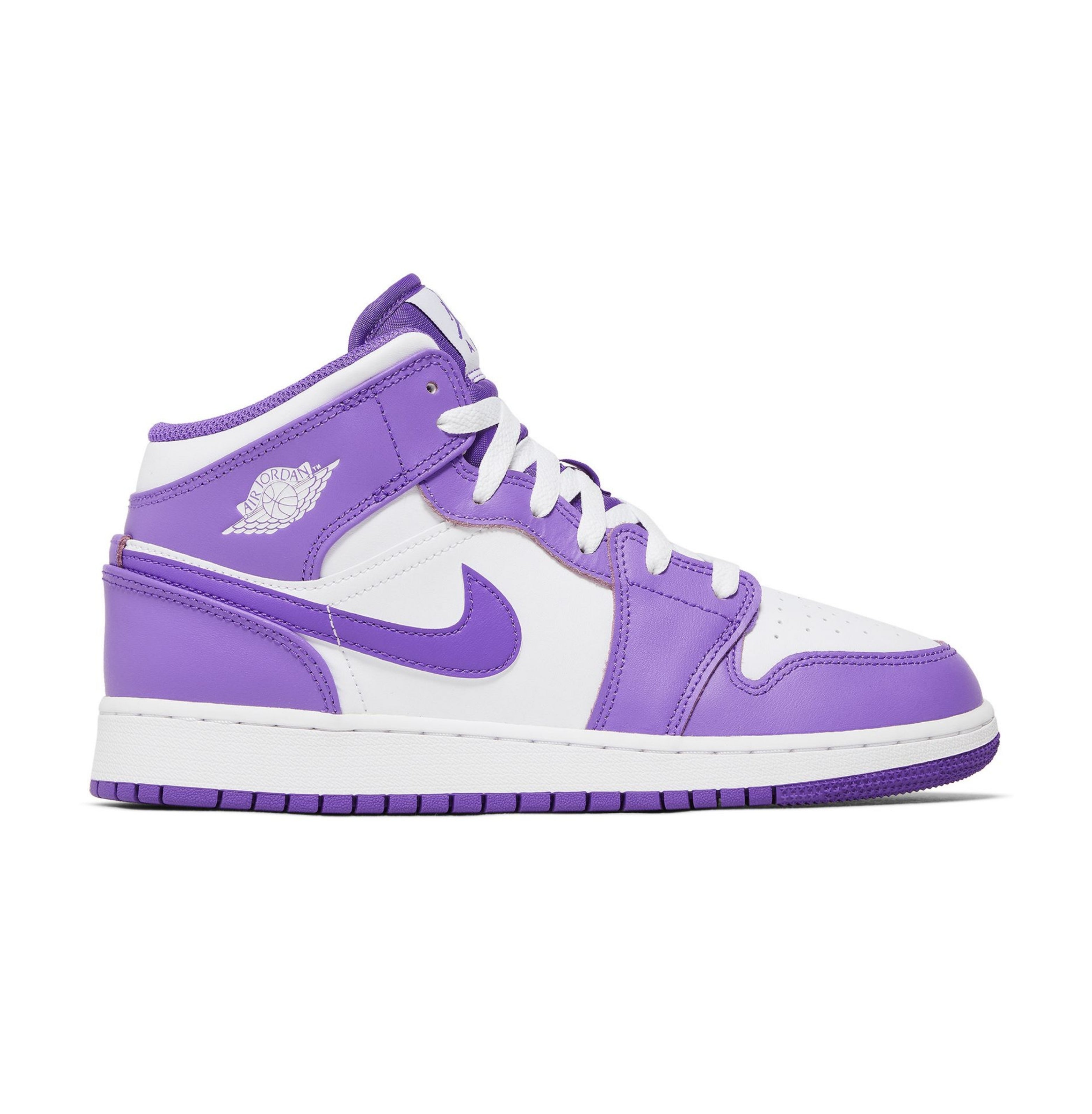 Air Jordan 1 Mid GS 'Purple Venom'