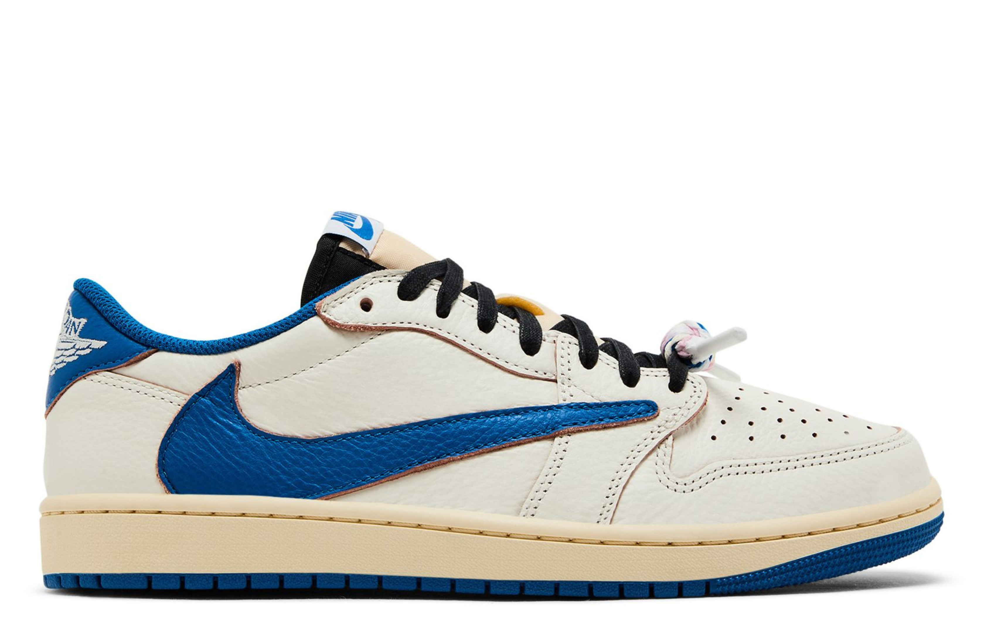 Air Jordan 1 Retro Low OG SP Fragment x Travis Scott 'Sail Military Blue'