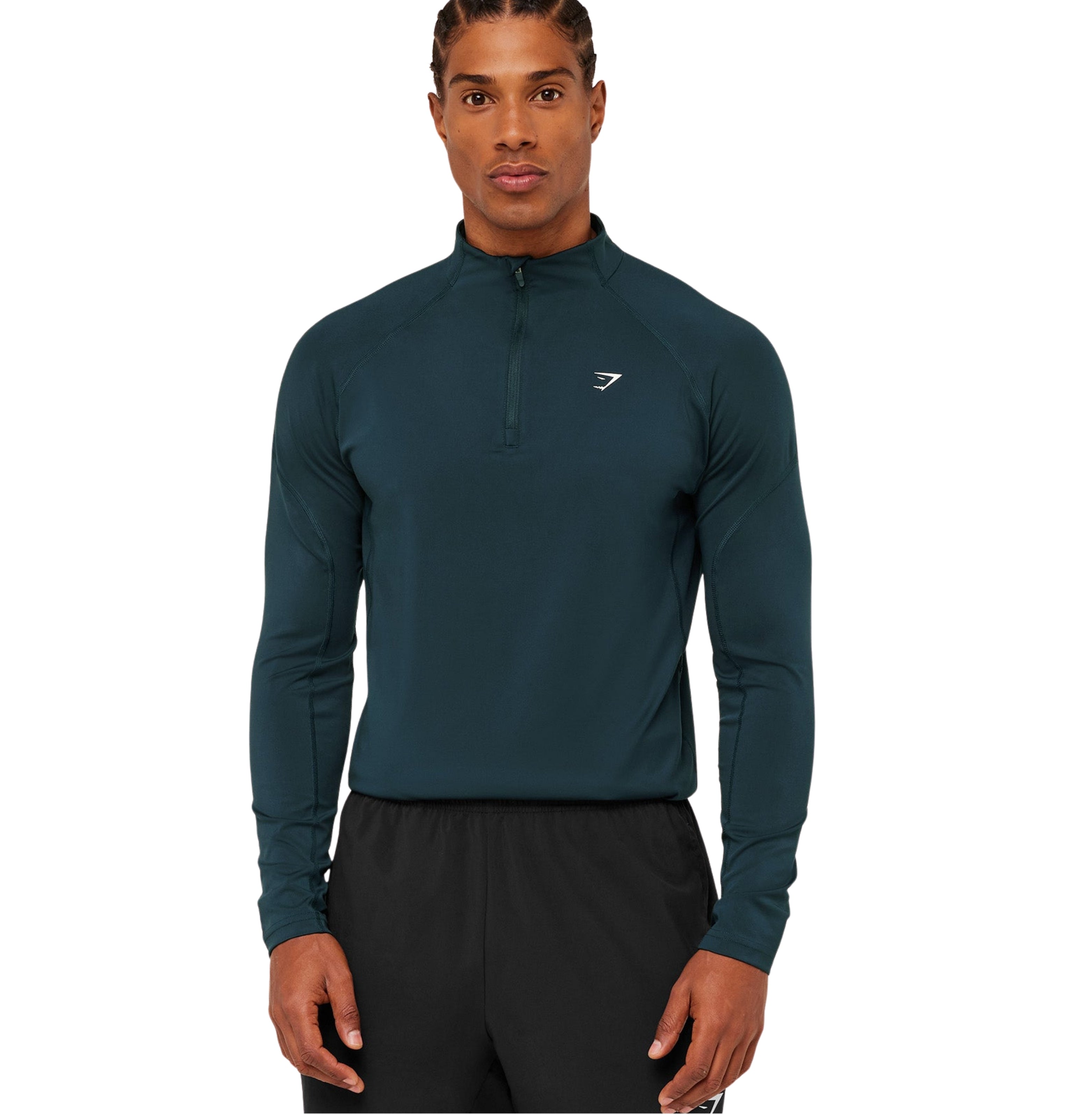 Gymshark Performance 1/4 Zip 'Deep Petrol Blue'