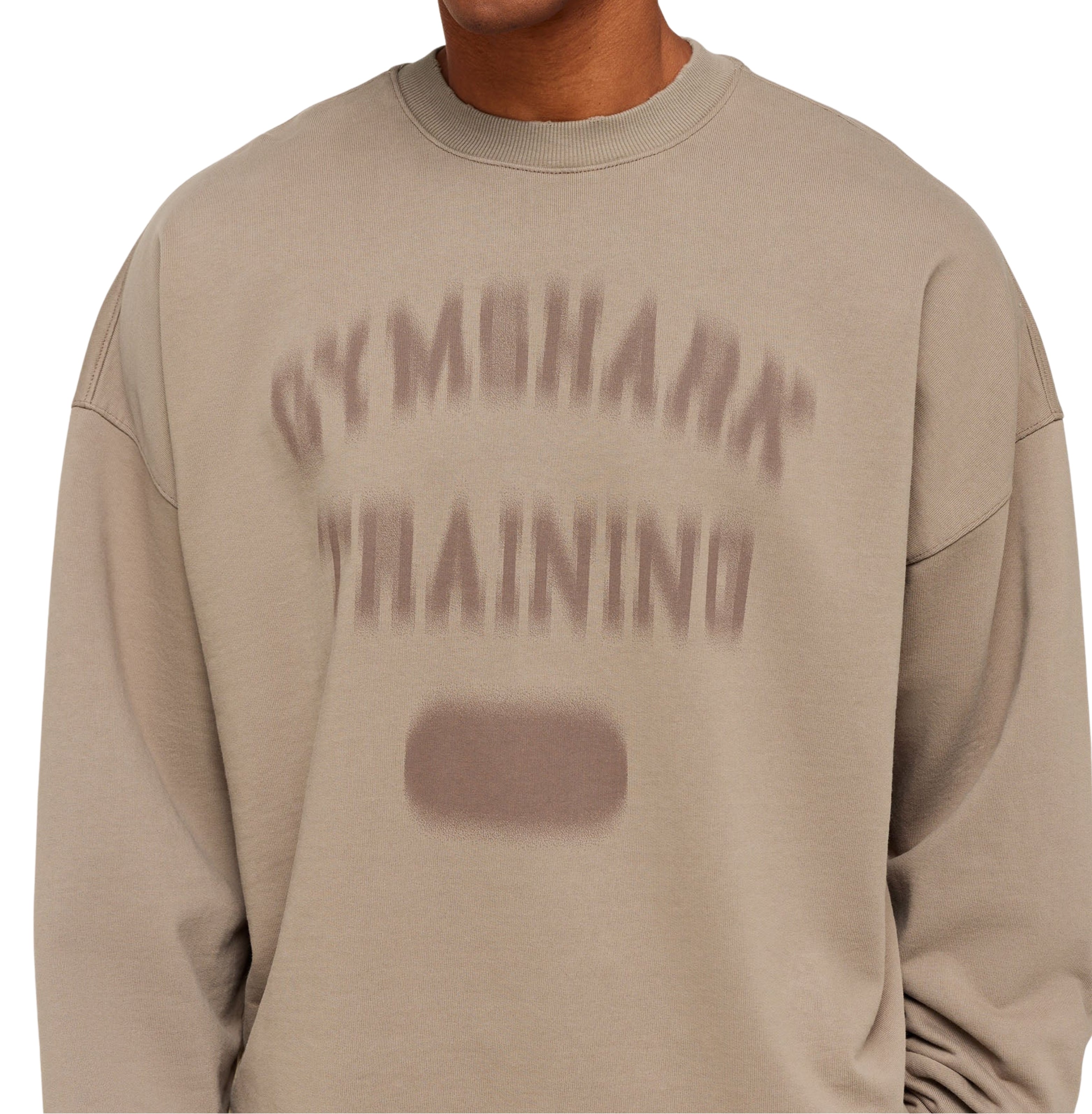 Gymshark Re-Rack Crew Neck Pullover 'Lifestyle Brown'