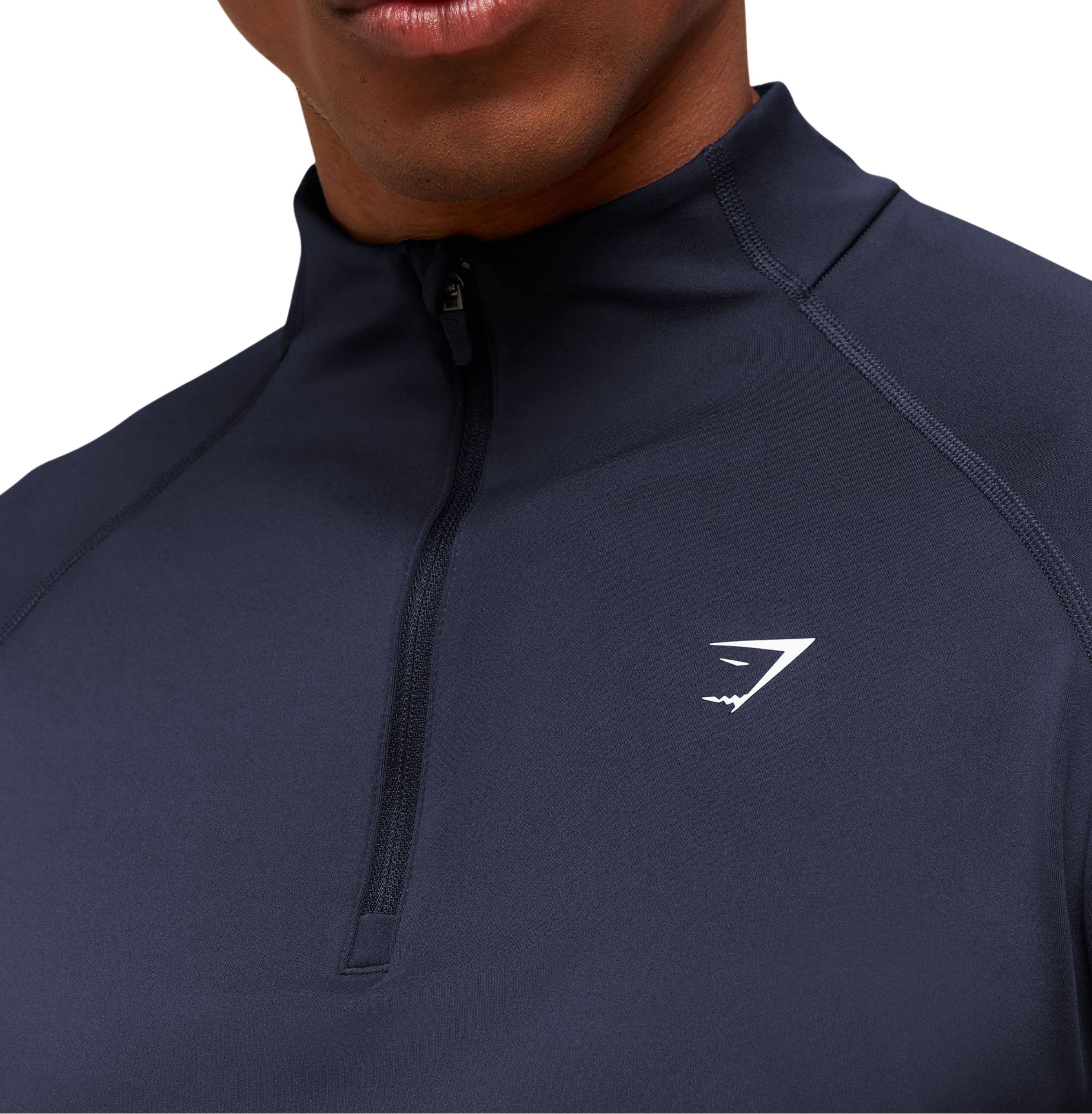 Gymshark Performance 1/4 Zip 'Heavy Blue'