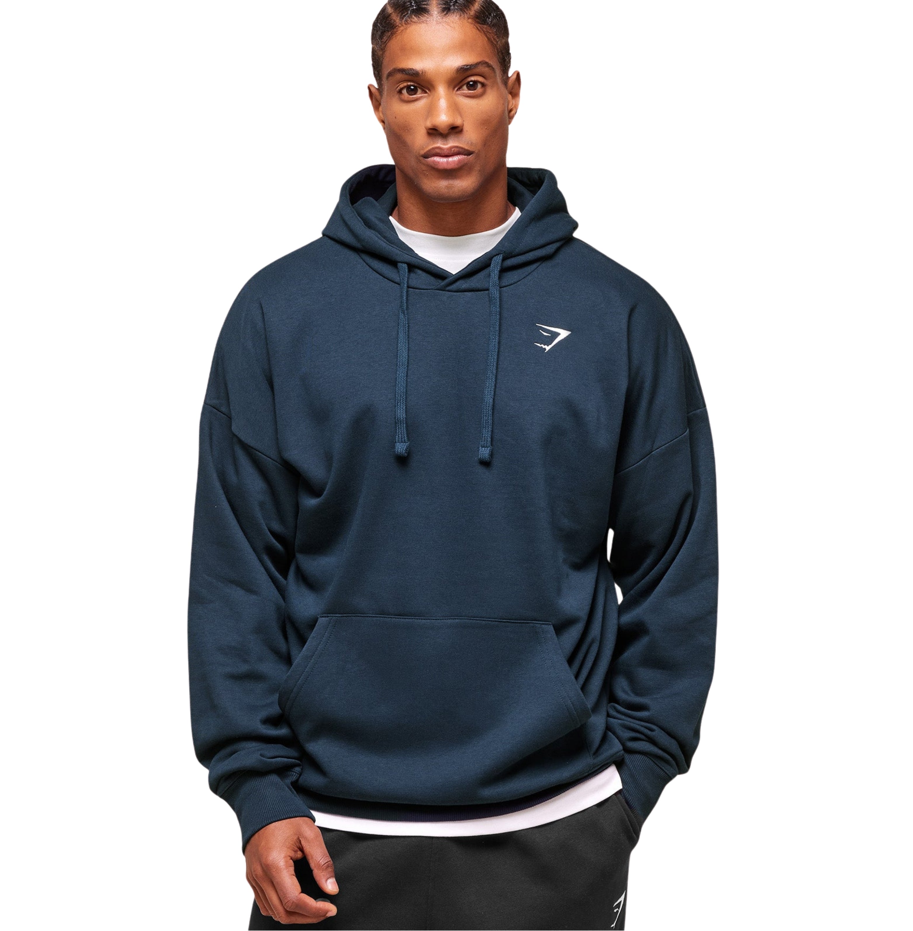 Gymshark Crest Oversized Hoodie 'Navy'