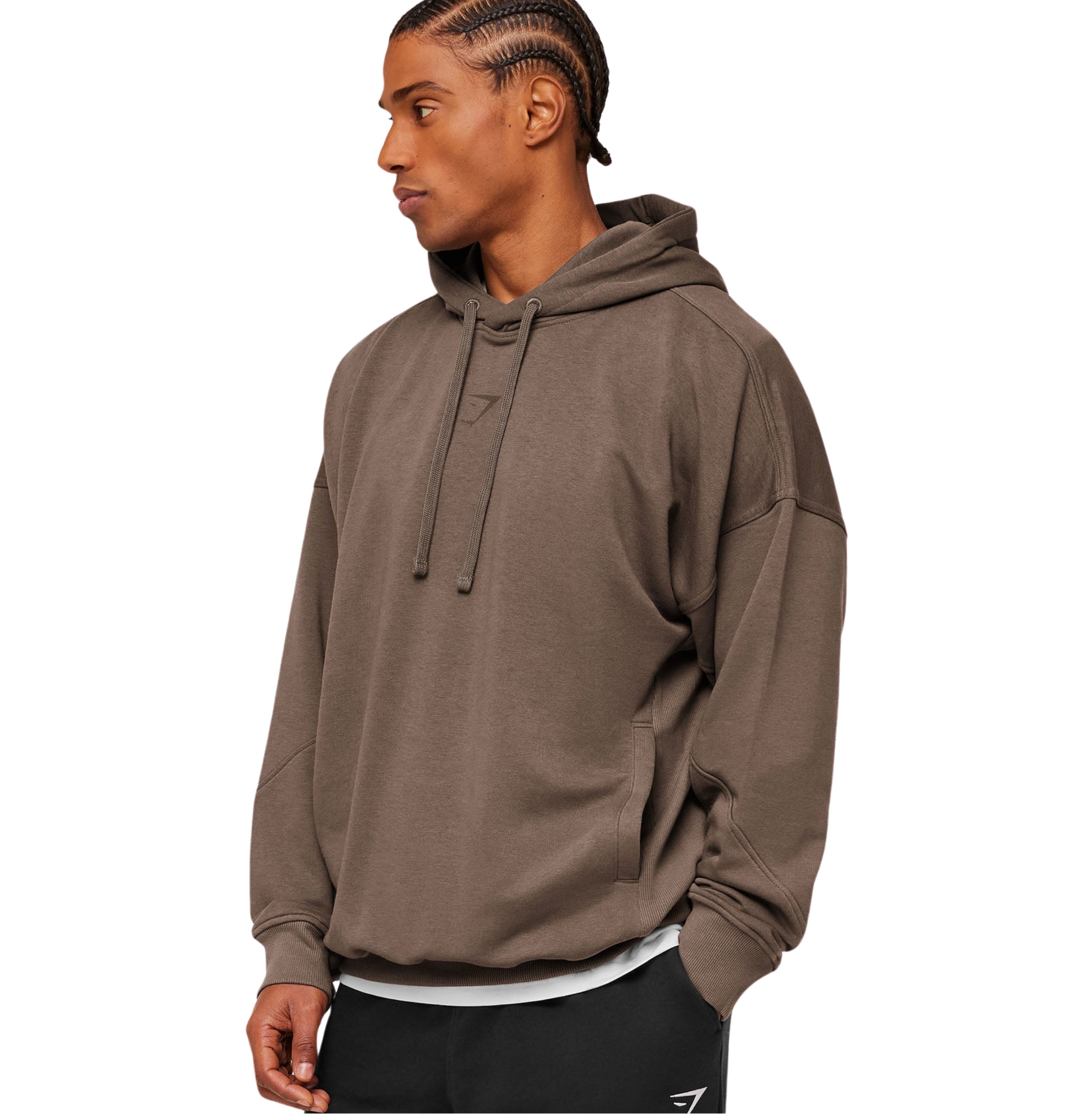 Gymshark Power Oversized Hoodie 'Soft Brown'