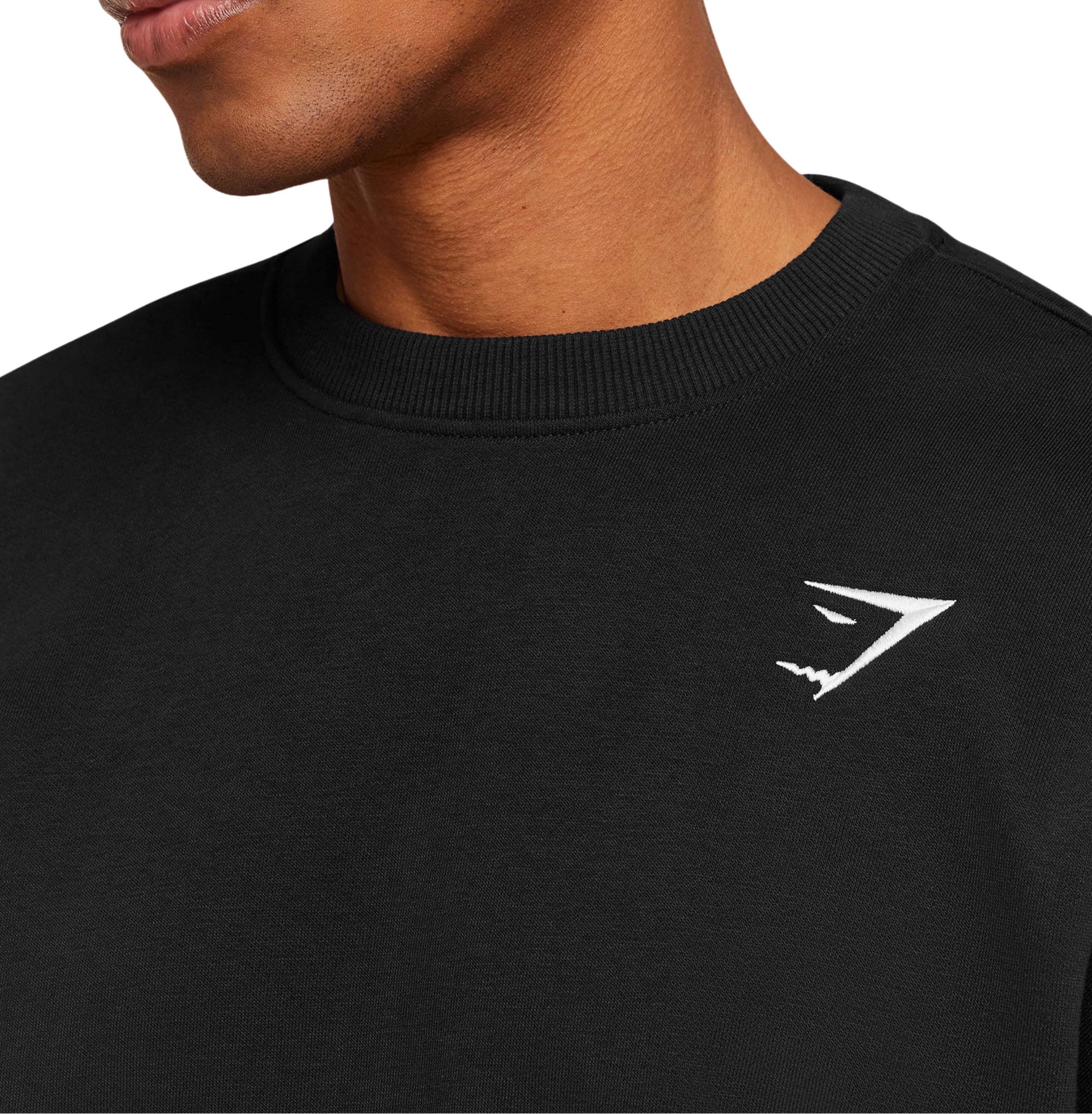 Gymshark Oversized Crest Crew 'Black'