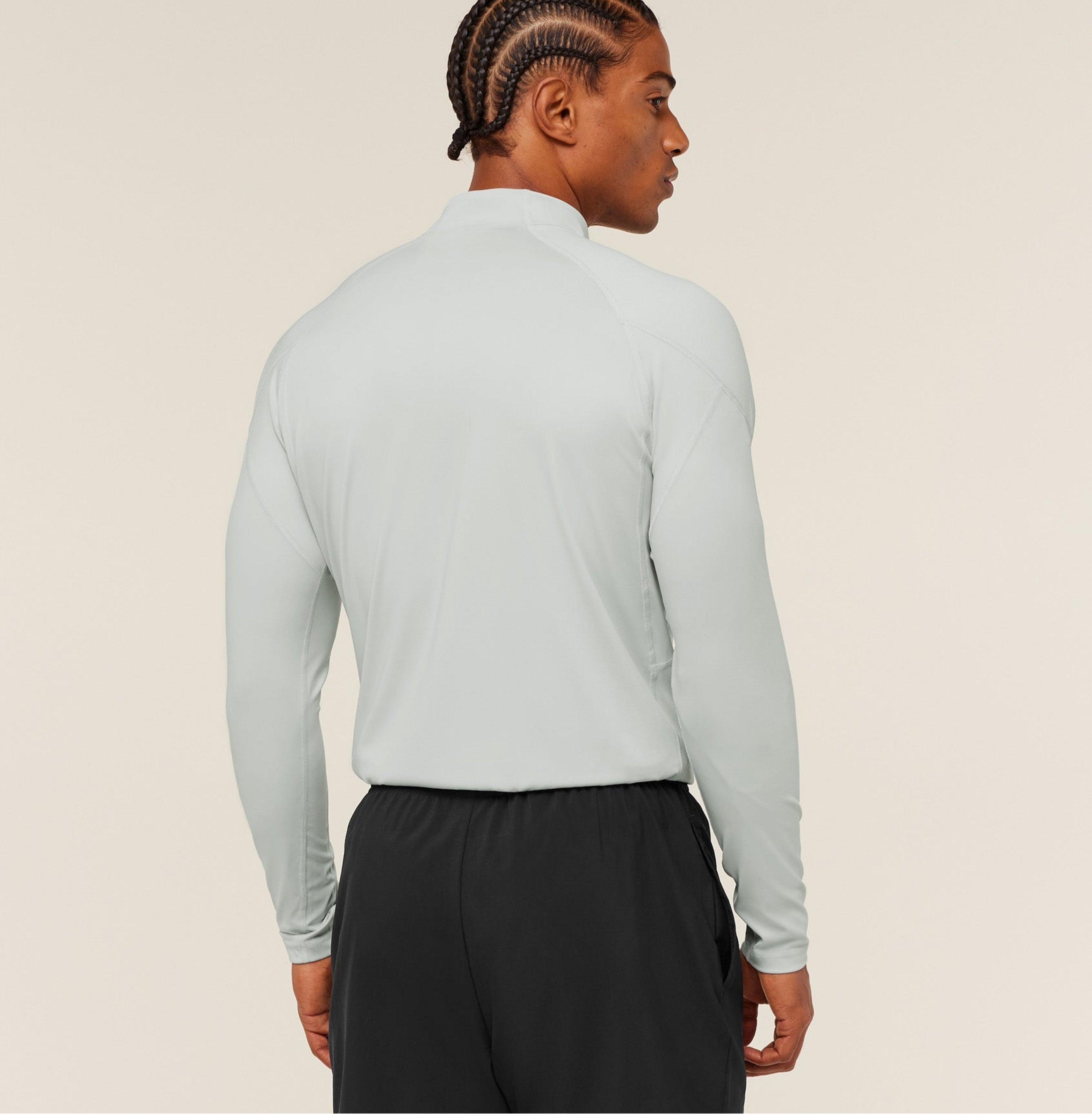Gymshark Performance 1/4 Zip 'Light Grey'