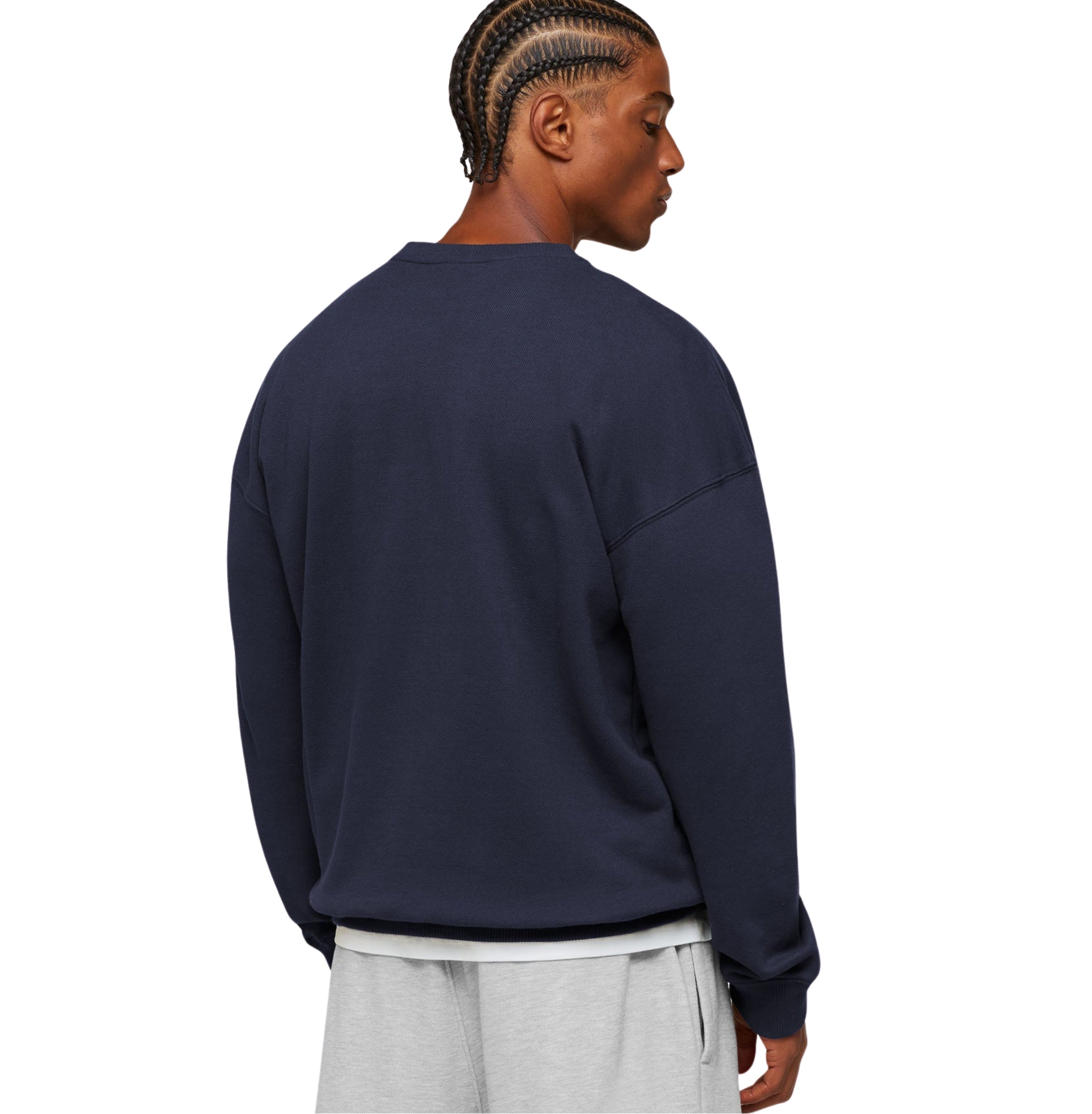 Gymshark Campus Crest Sweatshirt 'Heavy Blue'