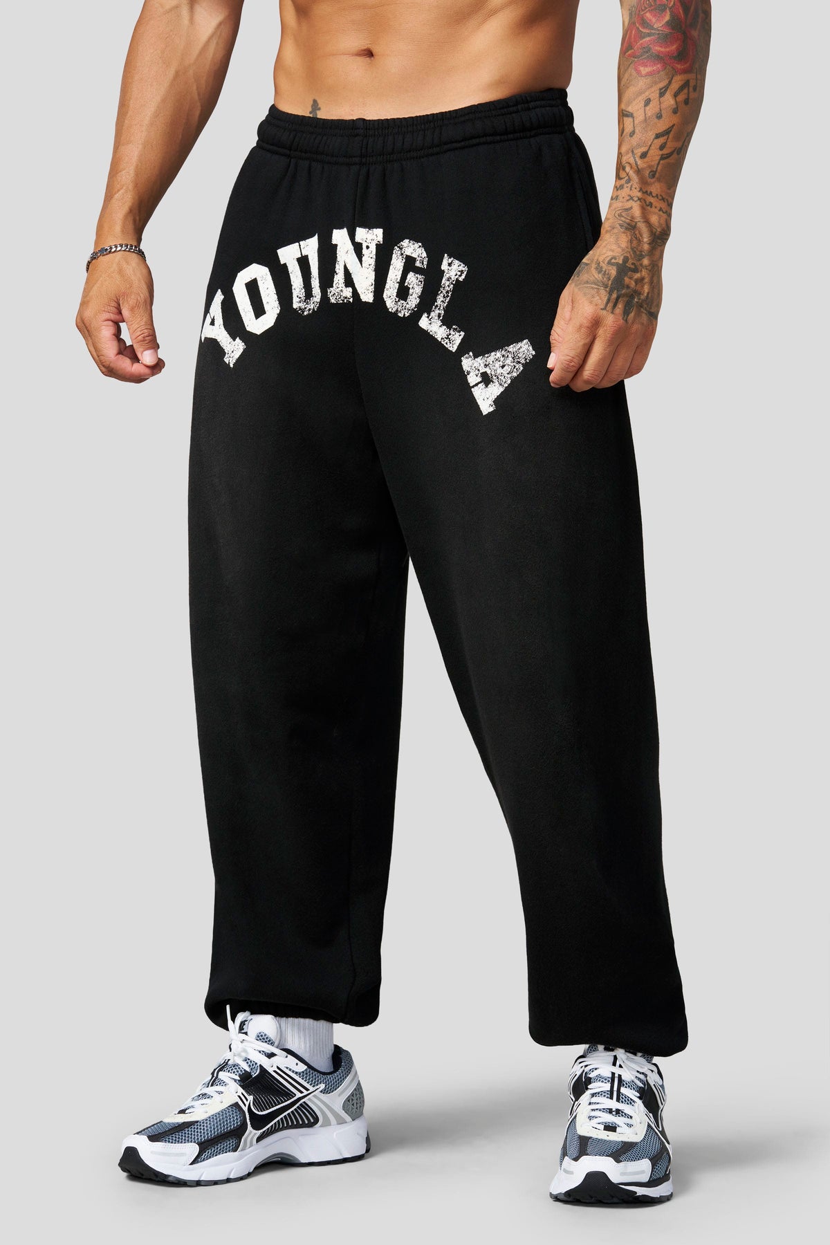 YoungLA 2138 - Arc Collection Joggers - Joggers 'Black Wash'