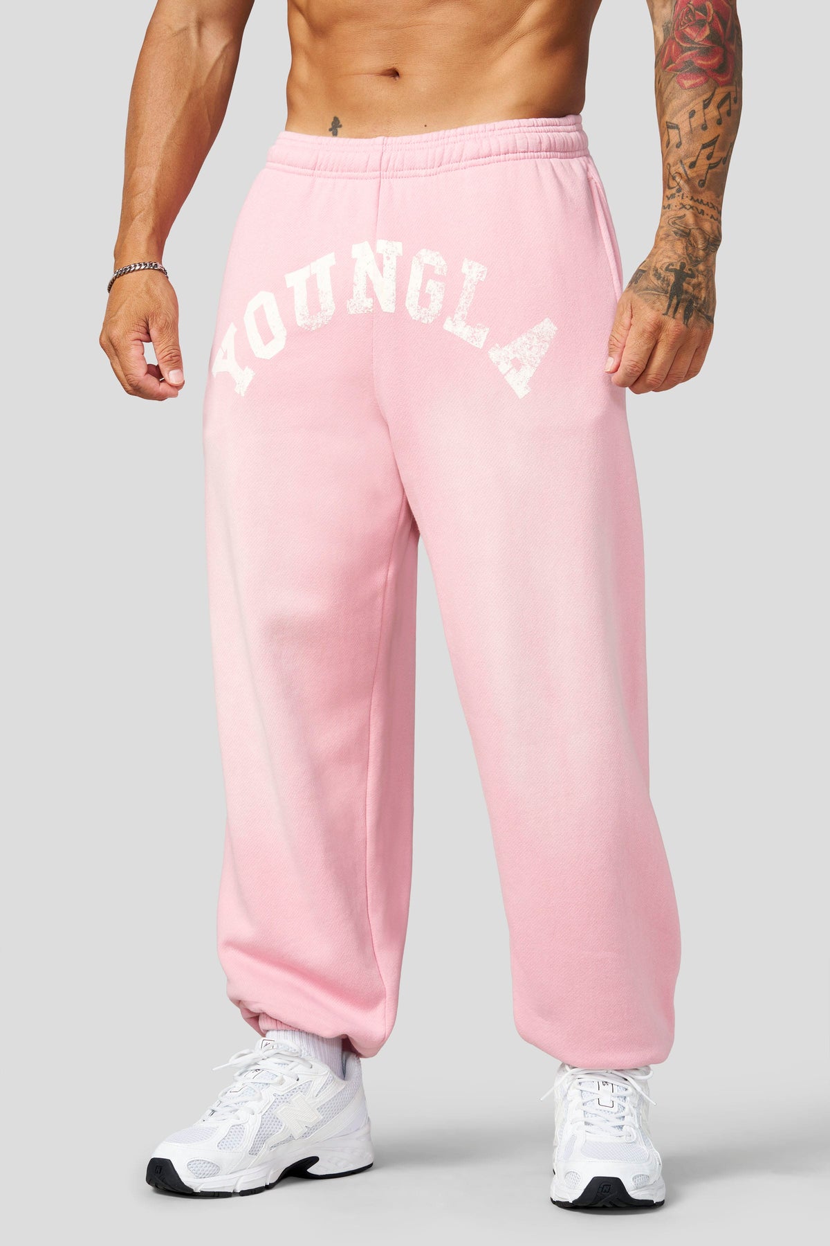 YoungLA 2138 - Arc Collection Joggers - Joggers 'Pink Wash'