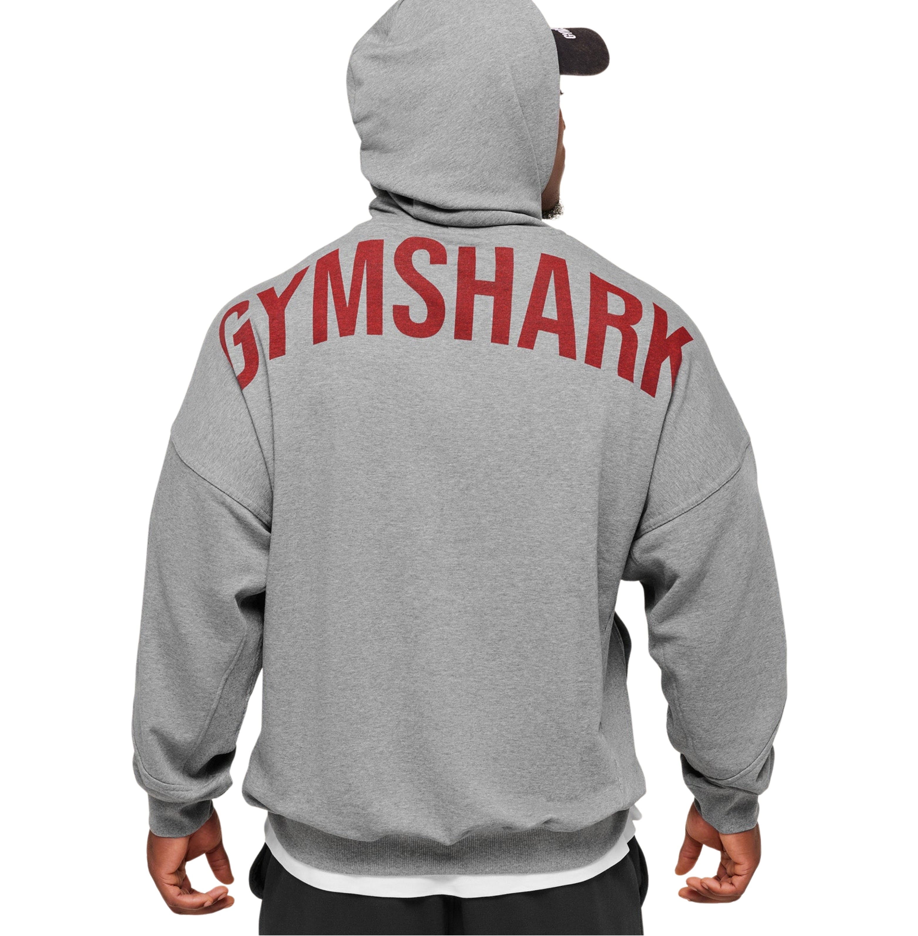 Gymshark Power Oversized Hoodie 'Charcoal Core Marl'