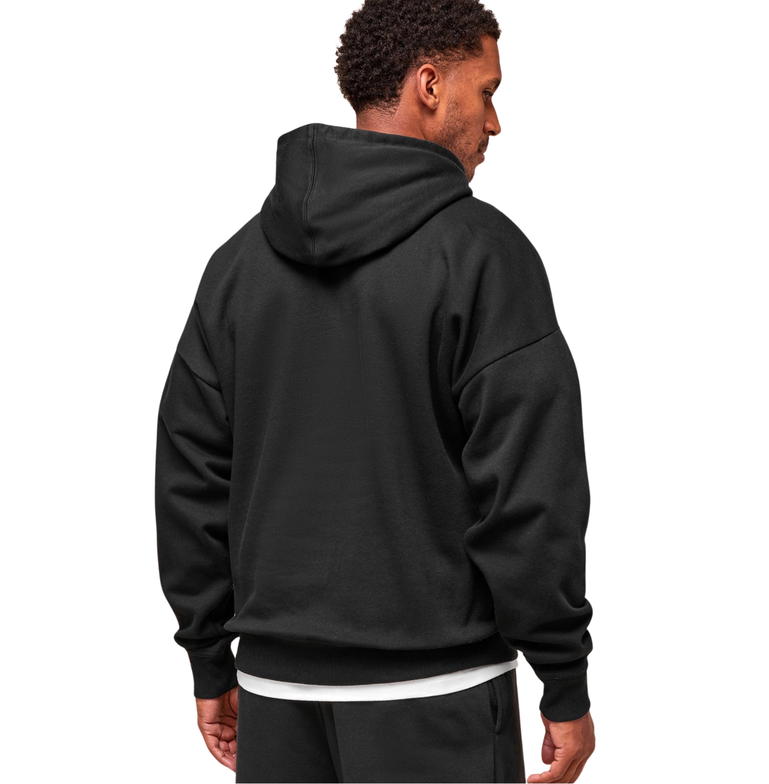 Gymshark Crest Oversized Hoodie 'Black'