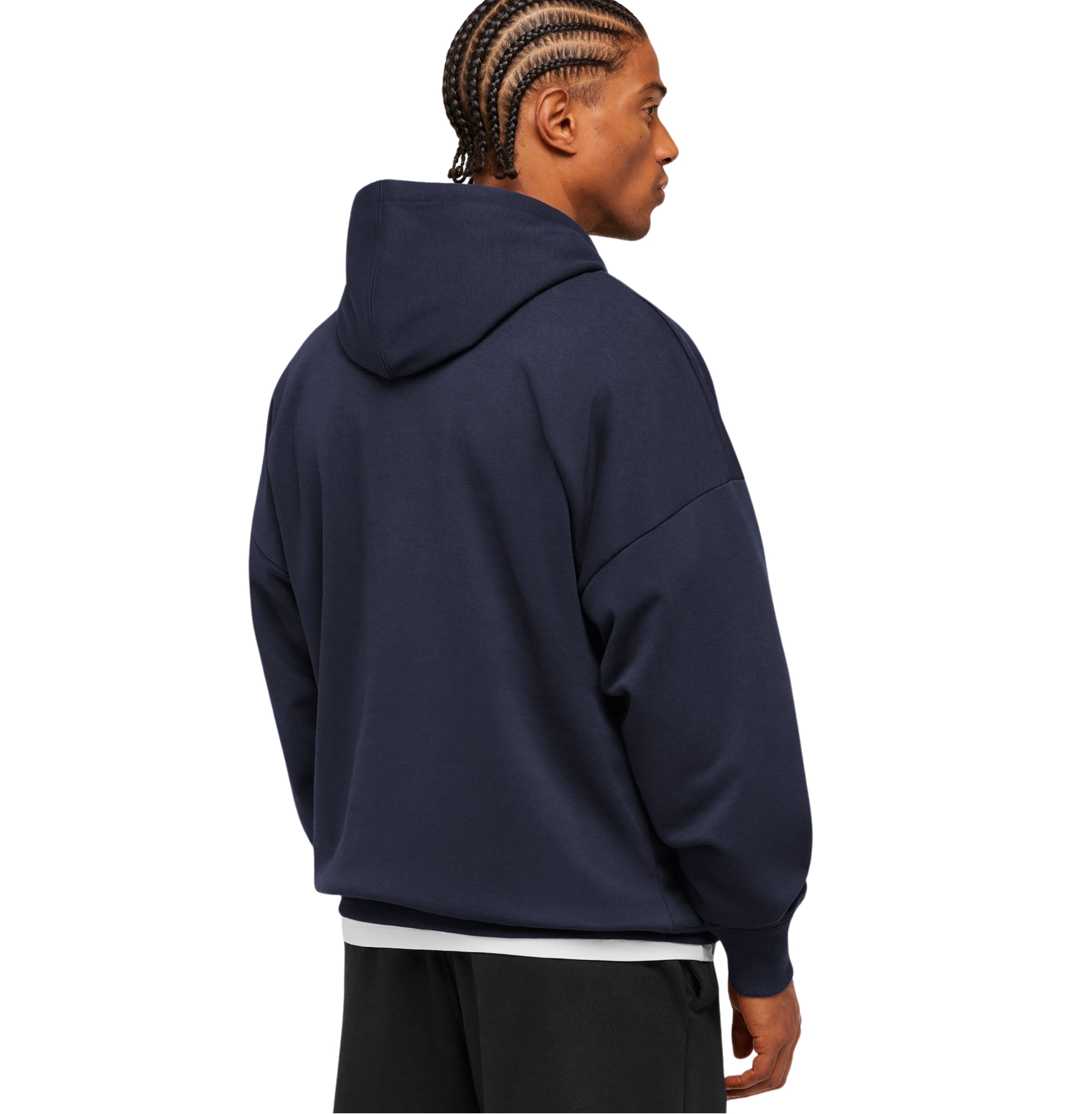 Gymshark Crest Oversized Hoodie 'Heavy Blue'
