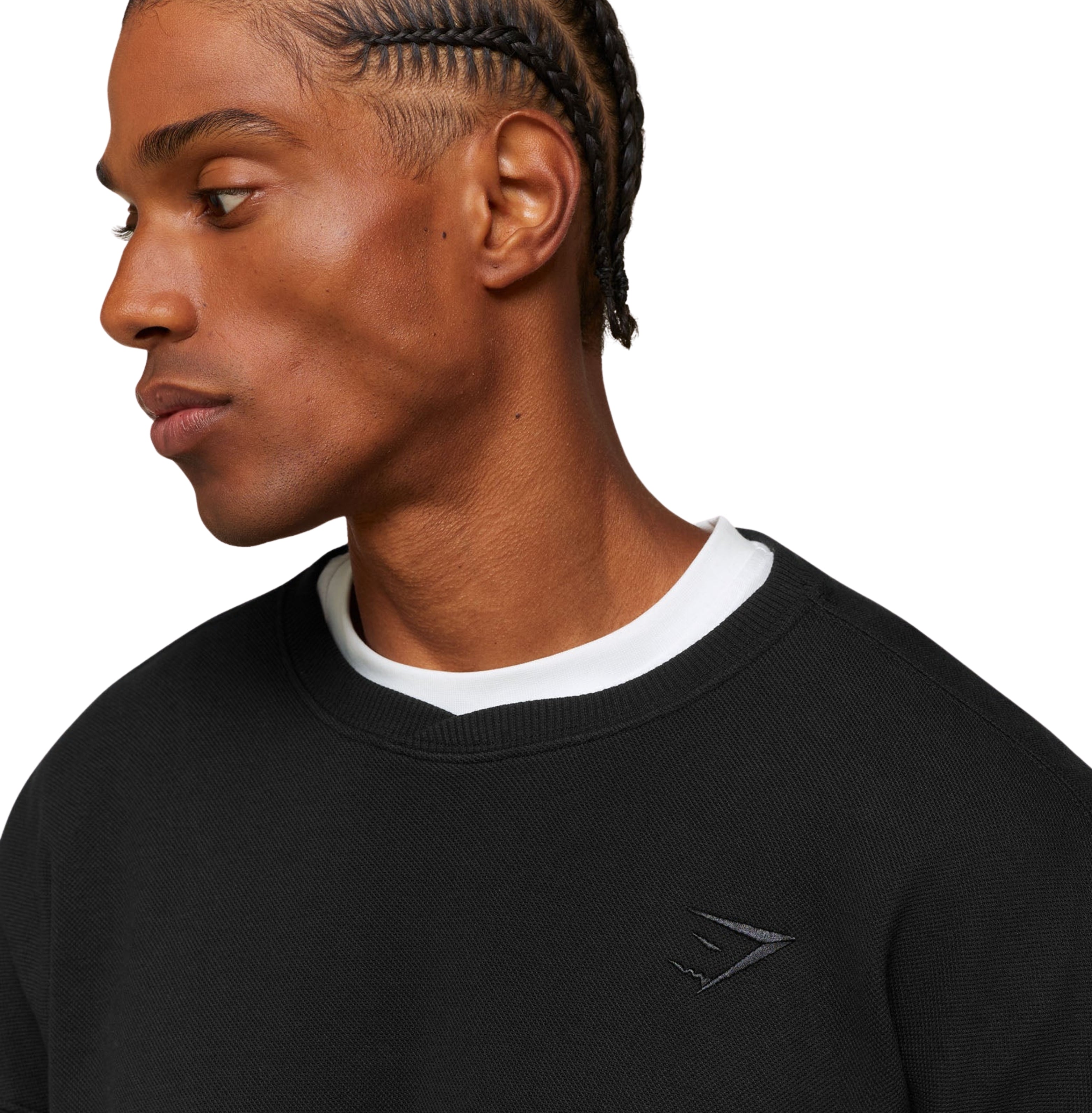Gymshark Campus Crest Sweatshirt 'Black'
